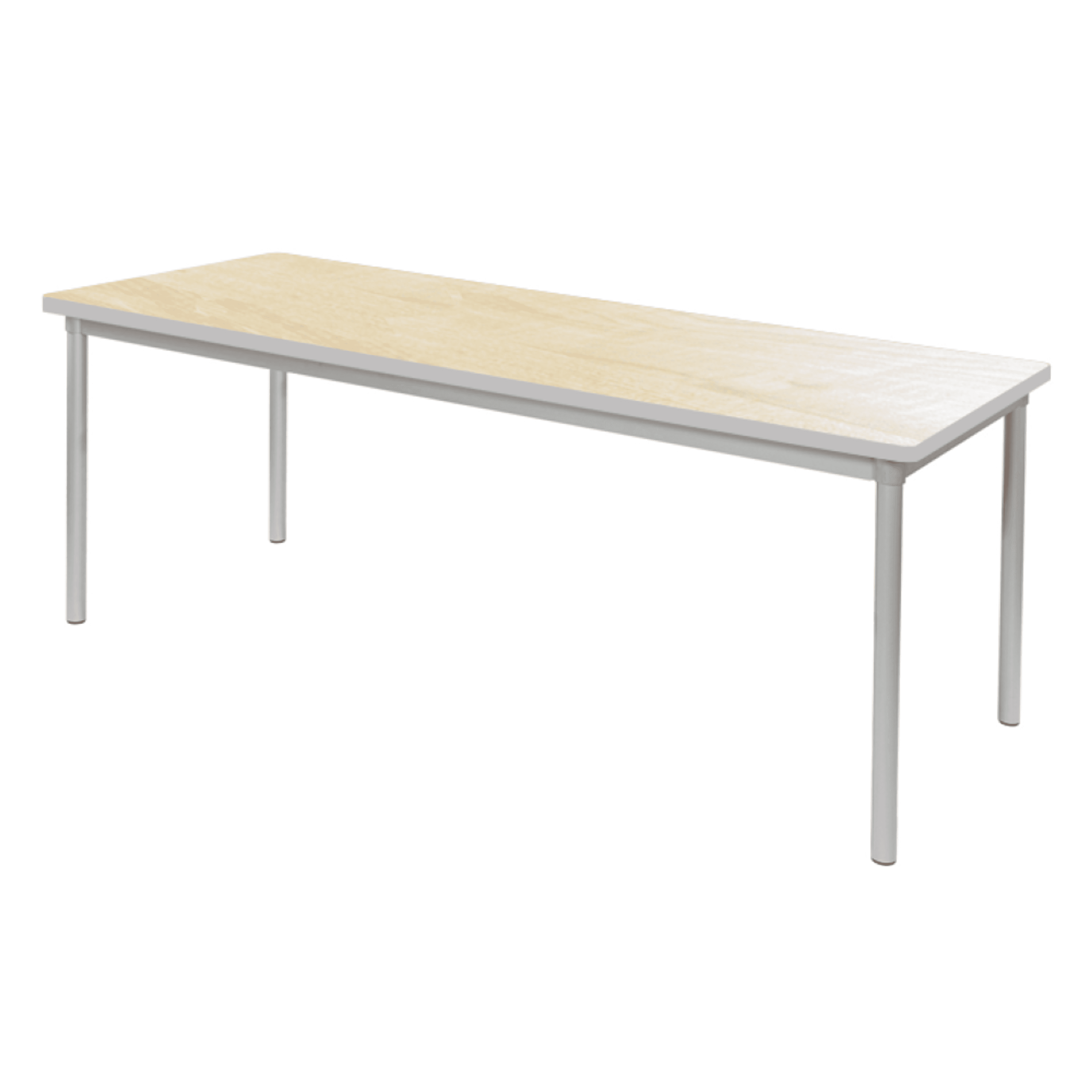 Galt Dining Tables - Silver Frame - L 1800 x W 750 mm