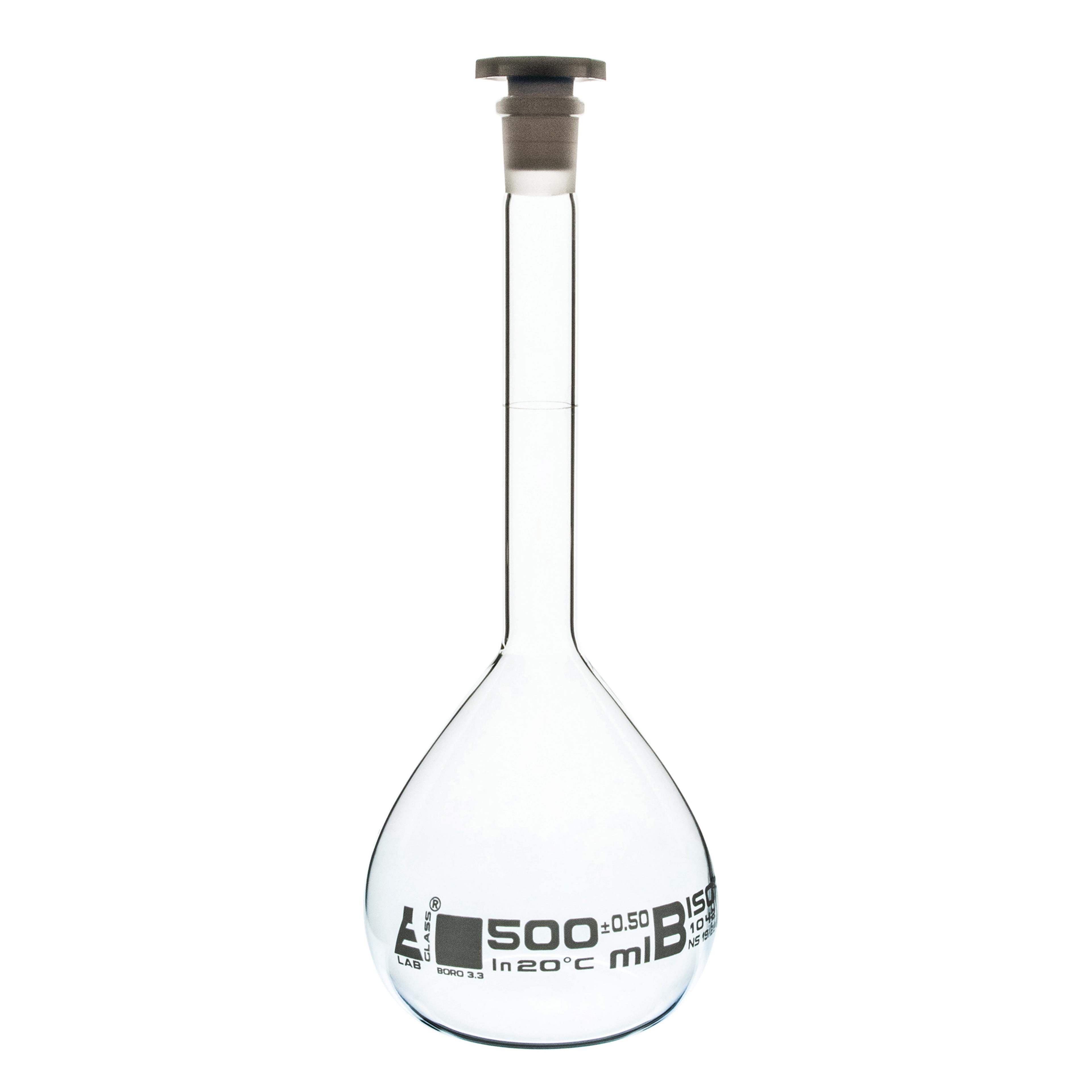 Stoppered Volumetric Flask - Pack of 2 - 500ml