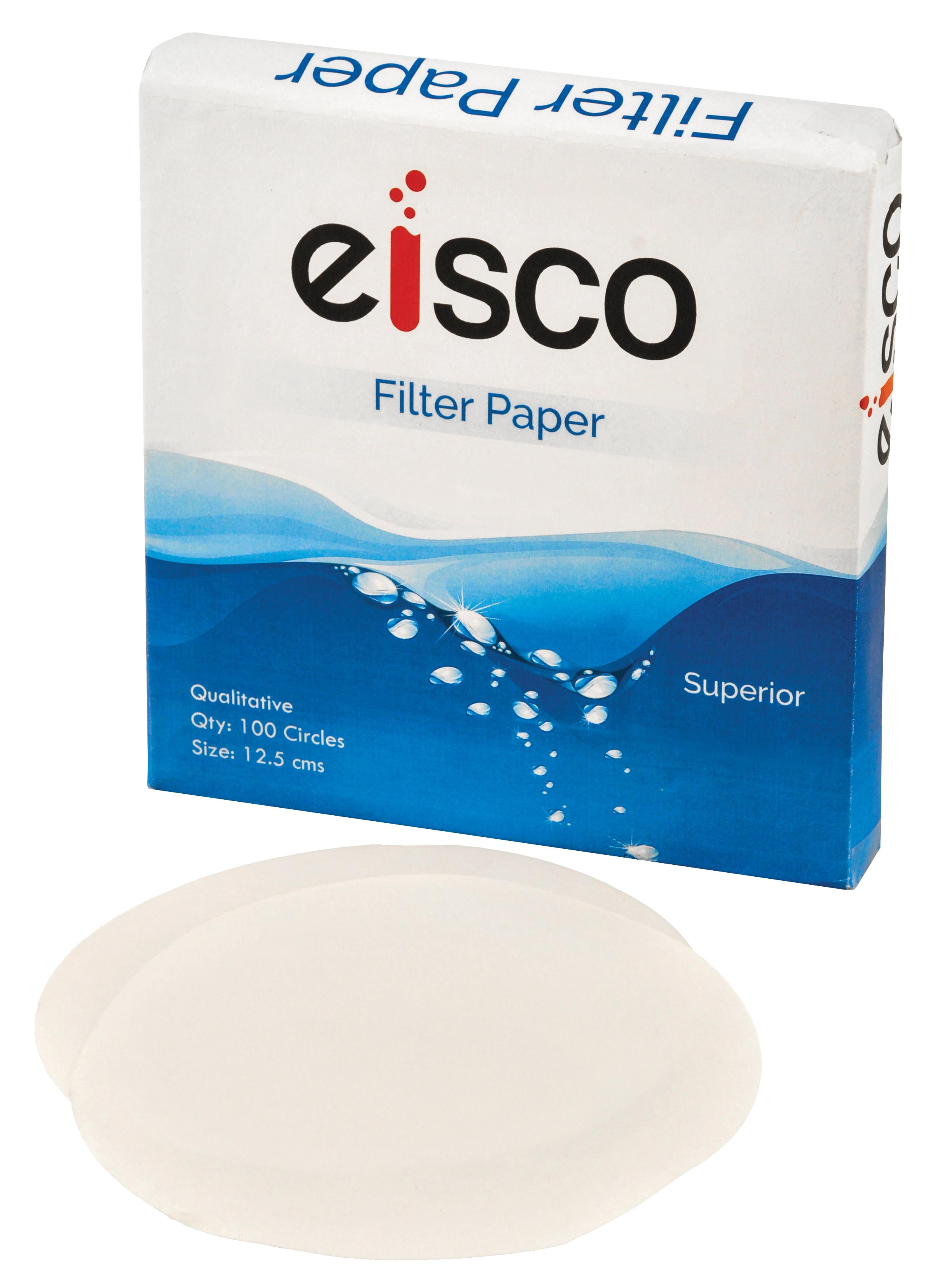 eisco Simple Filters  - 125mm - Pack of 100