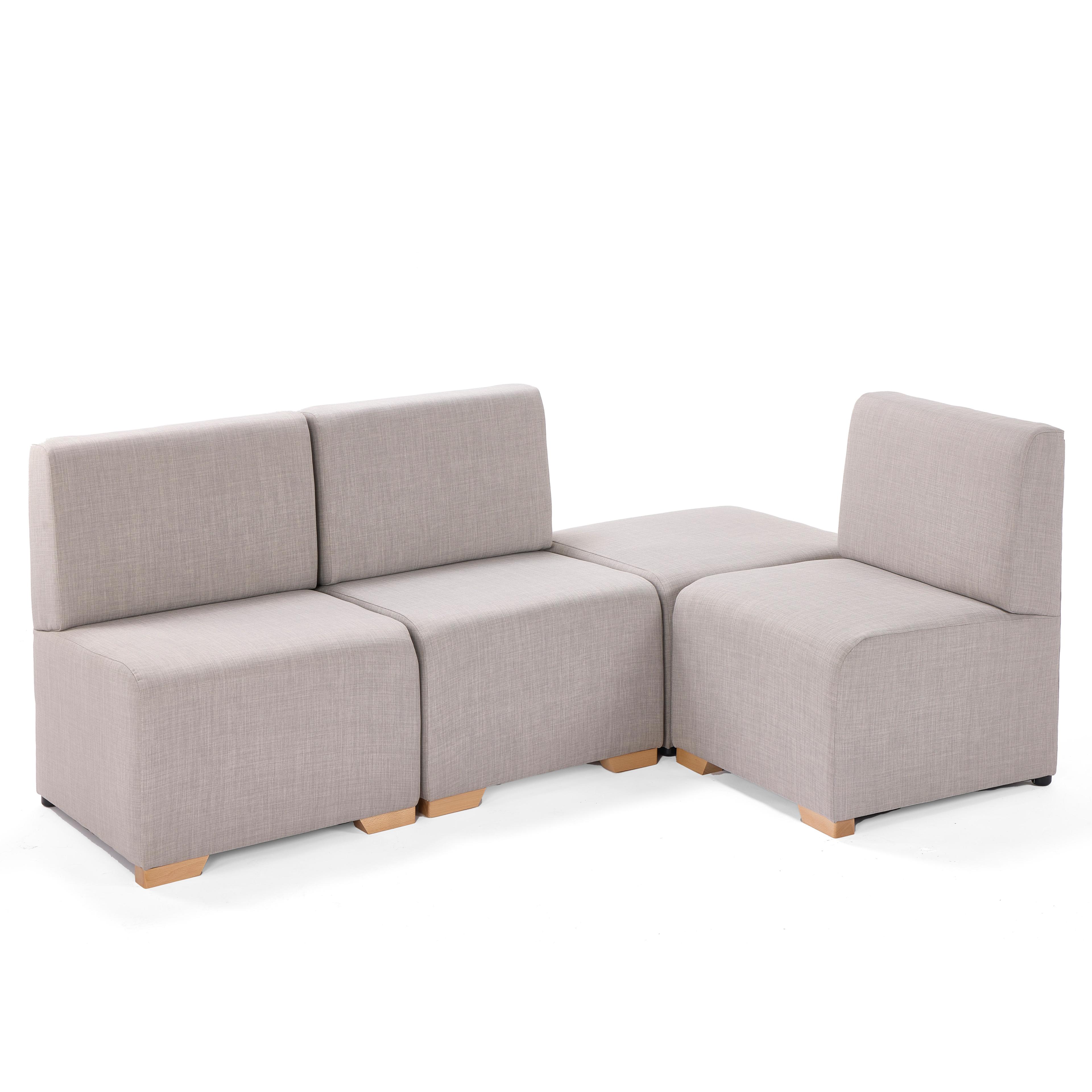4 Piece Modular Seating Set  - Grey