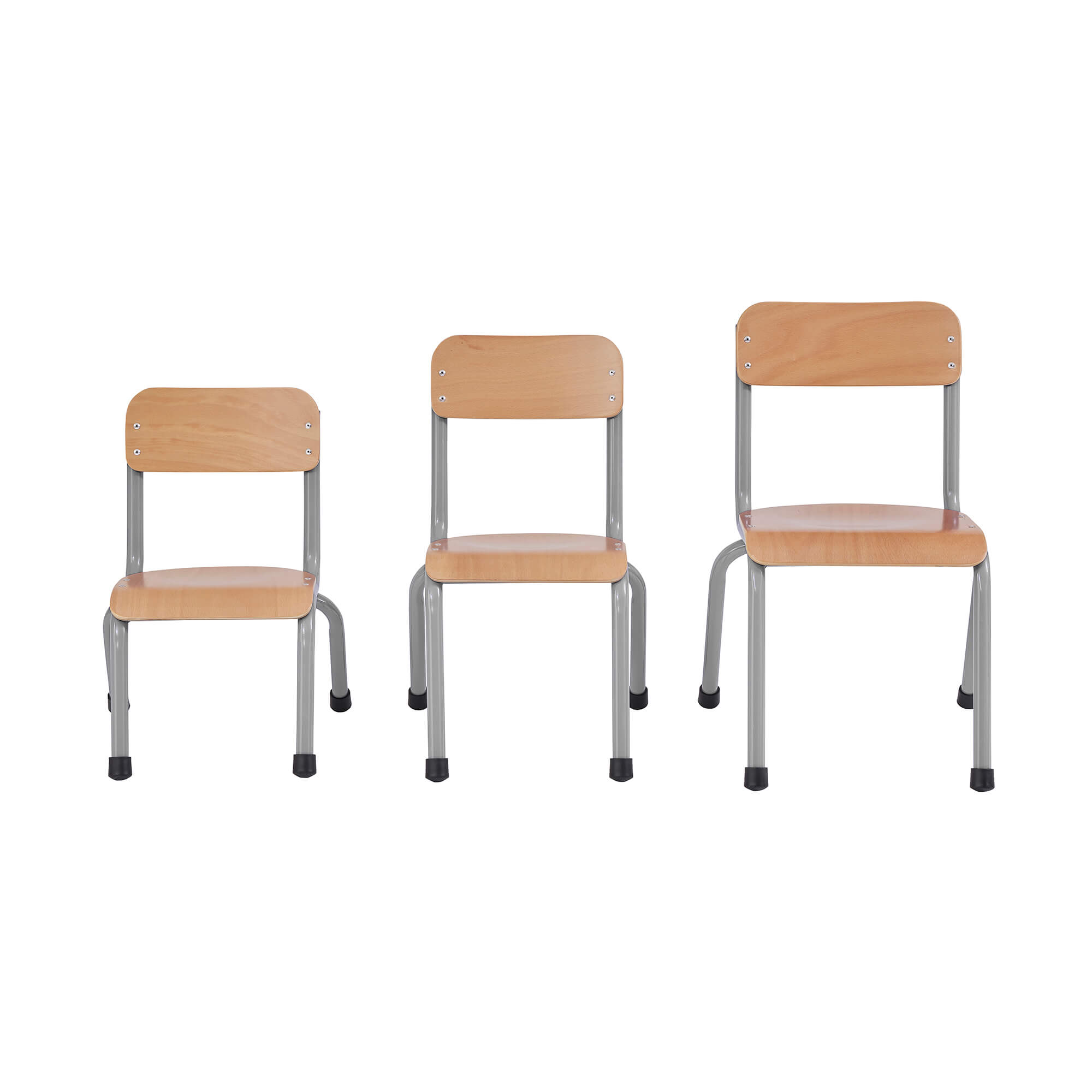 Milan Chairs - Pack of 4 - Grey - 6-7Y