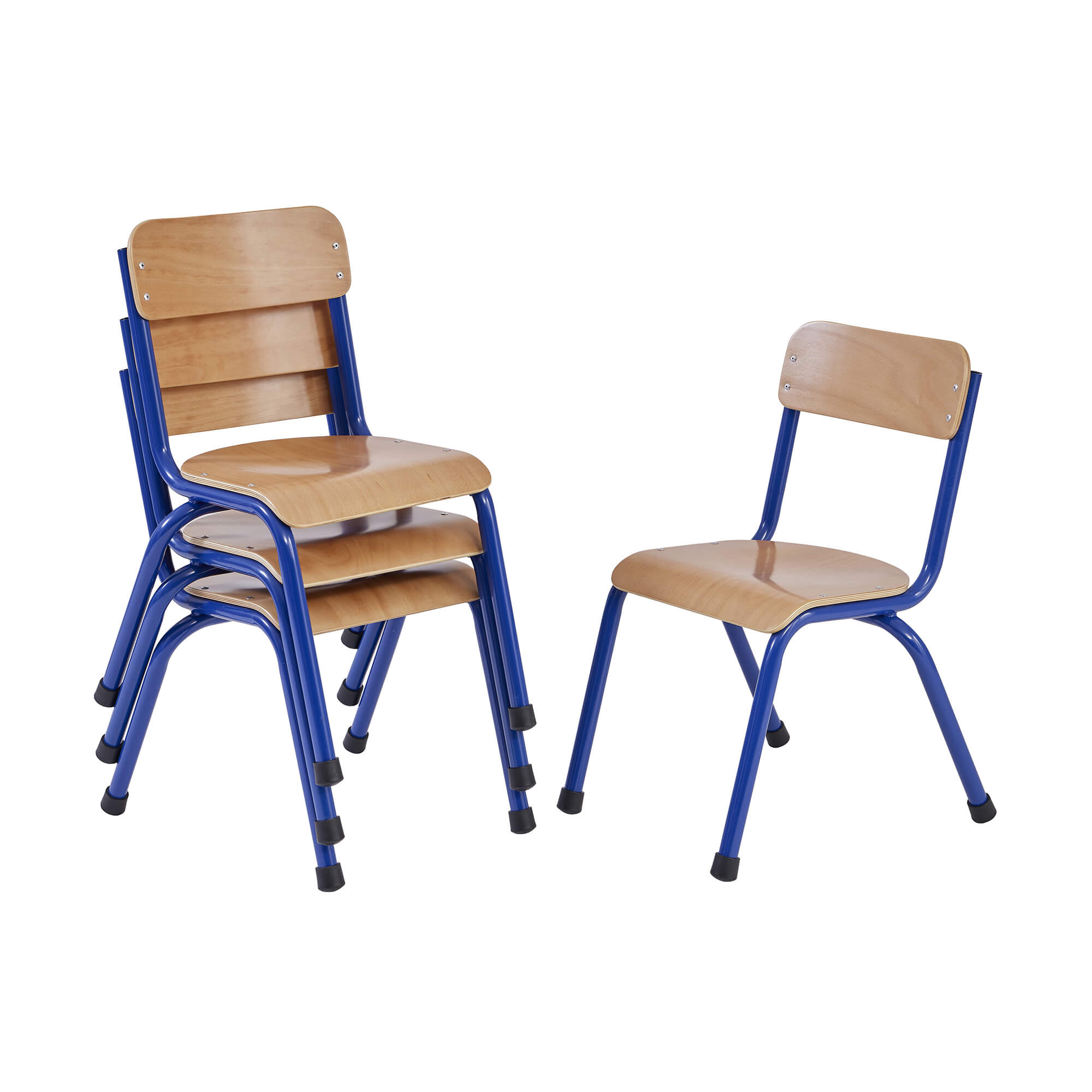 Milan Chairs - Pack of 4 - Blue - 6-7Y