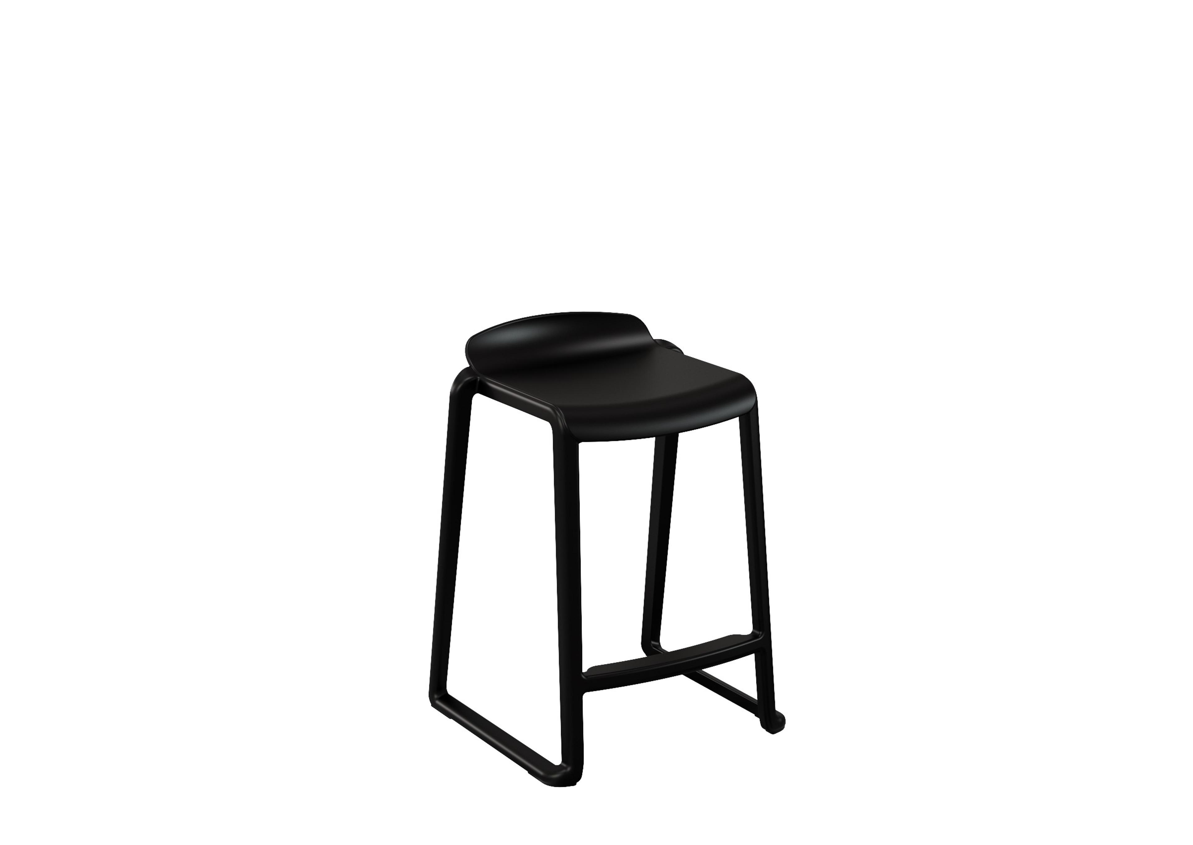 Postura+ One Piece Stool - Black - 610mm