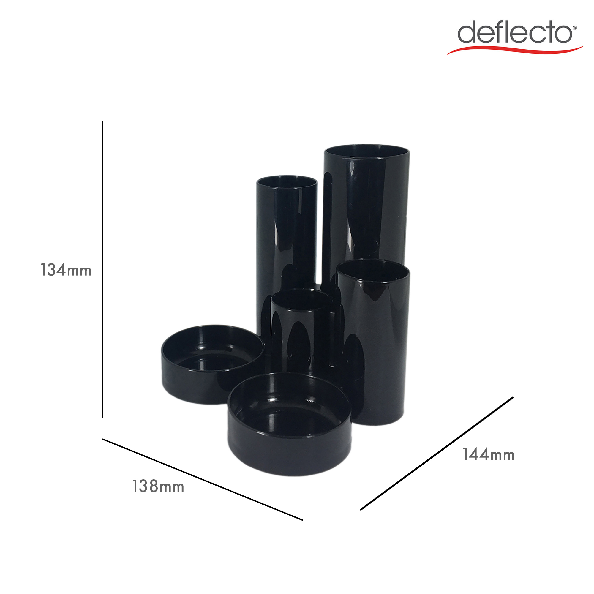 Desk Tidy - Black