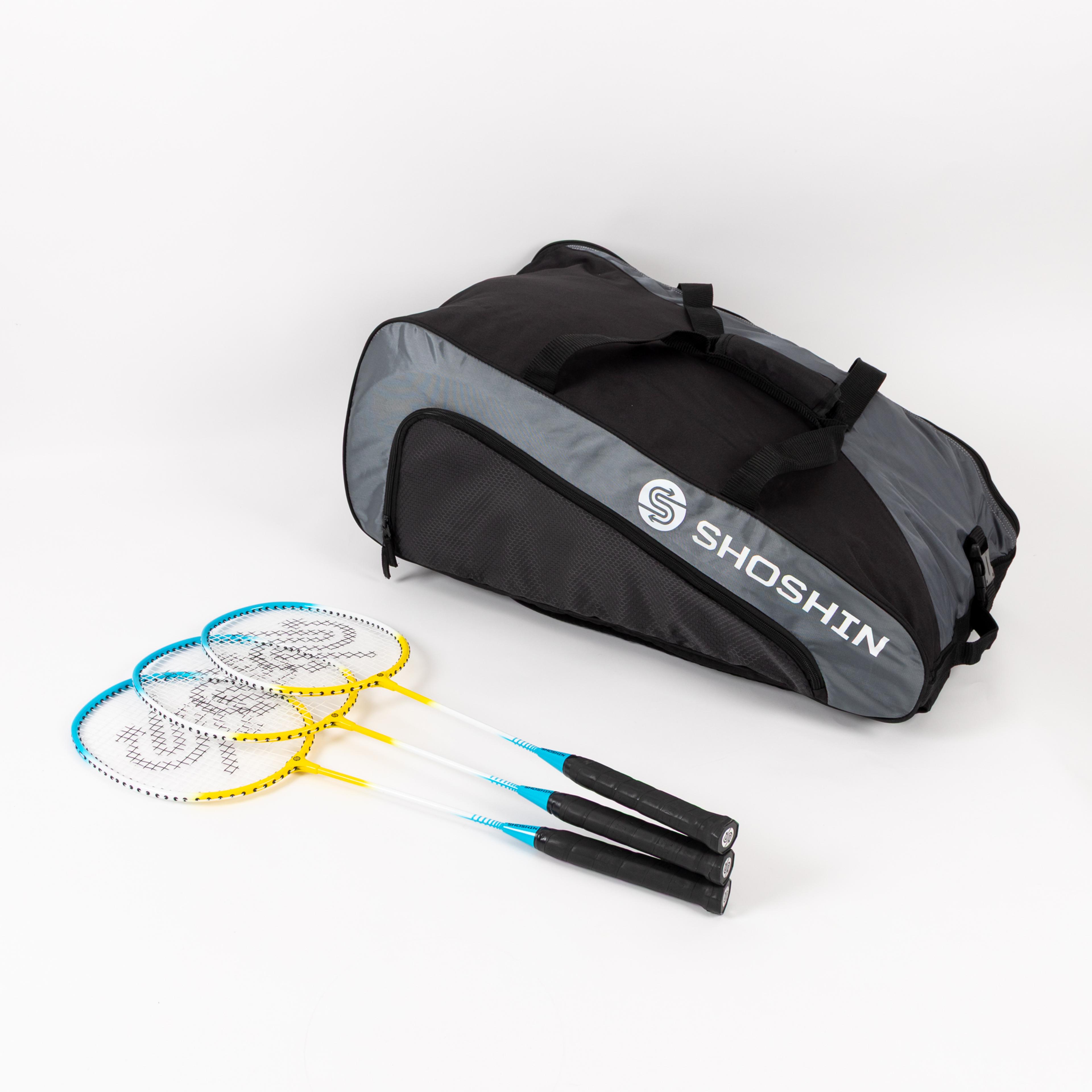 SHOSHIN Badminton Racket - 23" - Pack of 12 with FREE BAG