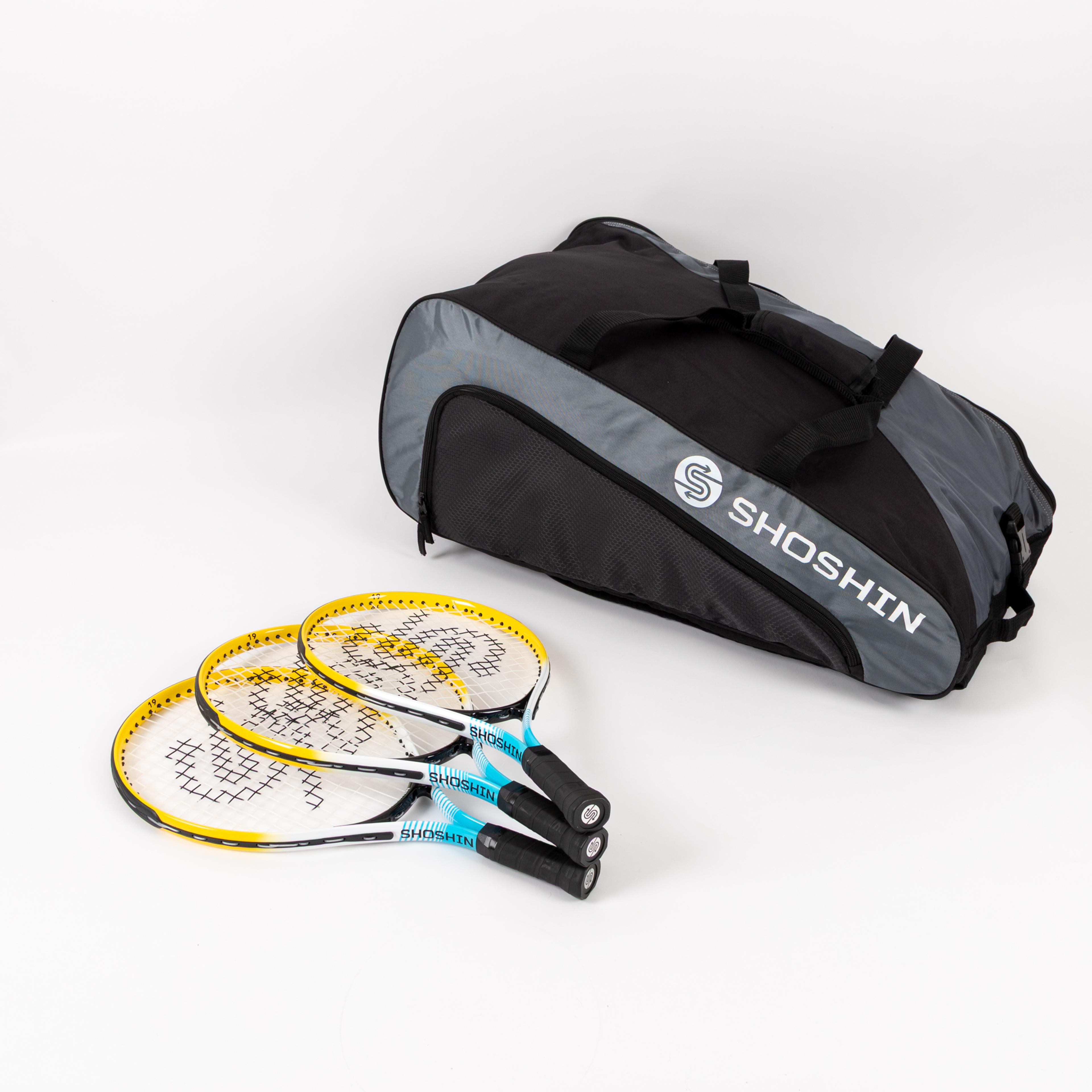 SHOSHIN Tennis Racket - 19" - Pack of 12 with FREE BAG