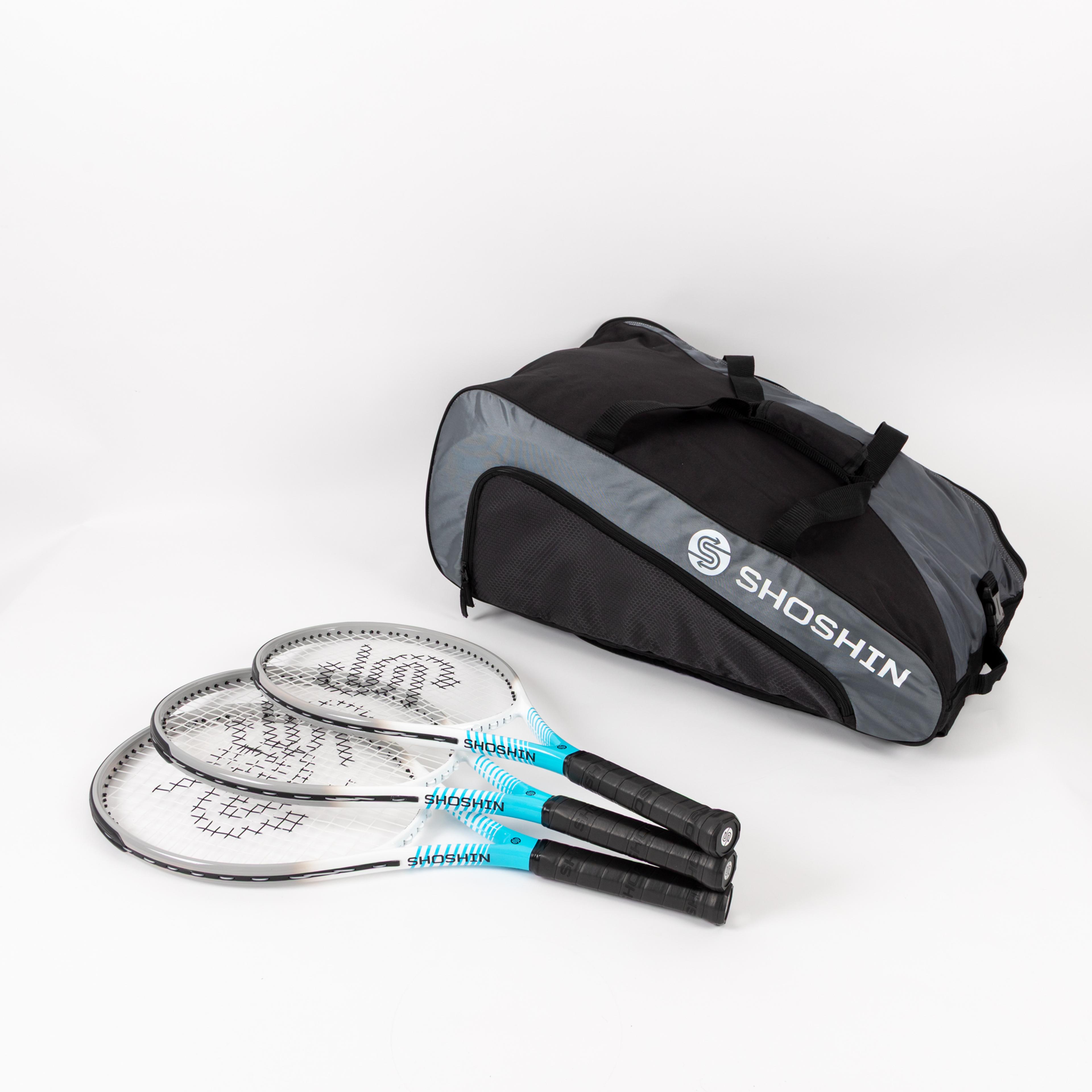 SHOSHIN Carbon Tennis Racket - 27"- Pack of 12 with FREE BAG