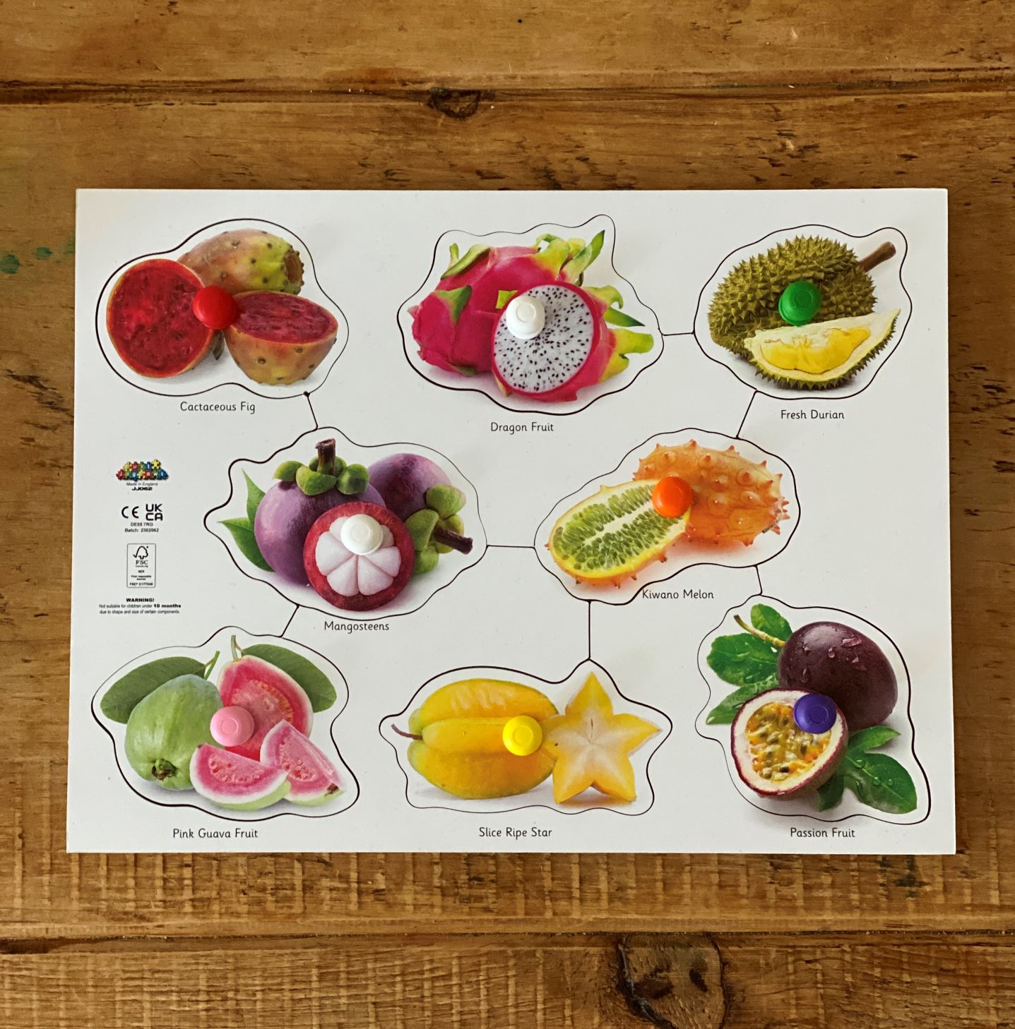 Just Jigsaws Exotic Fruit and Vegetable Puzzle offer - Pack of 2