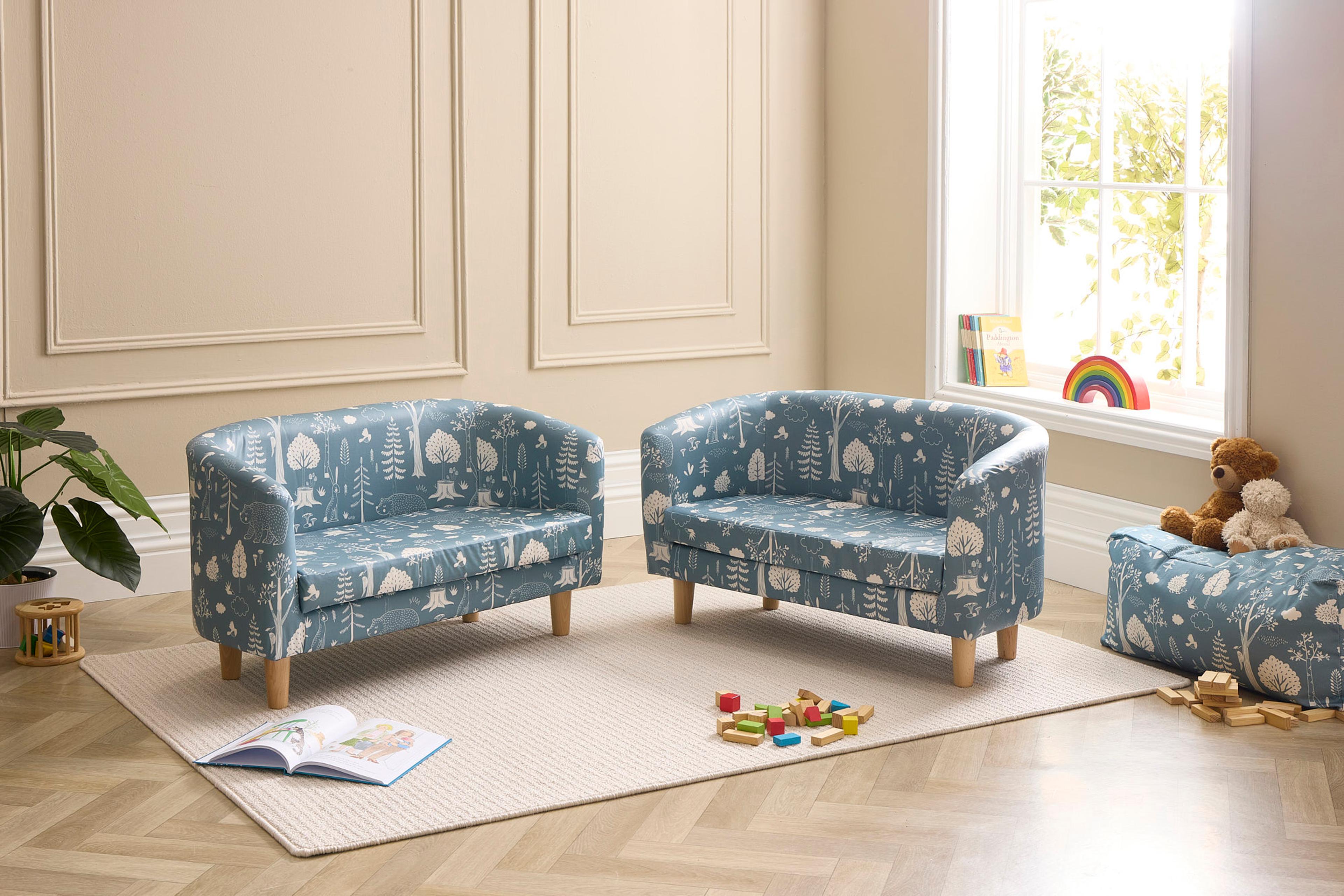 Forest Friends Tub Sofas - Pack of 2 - Blue