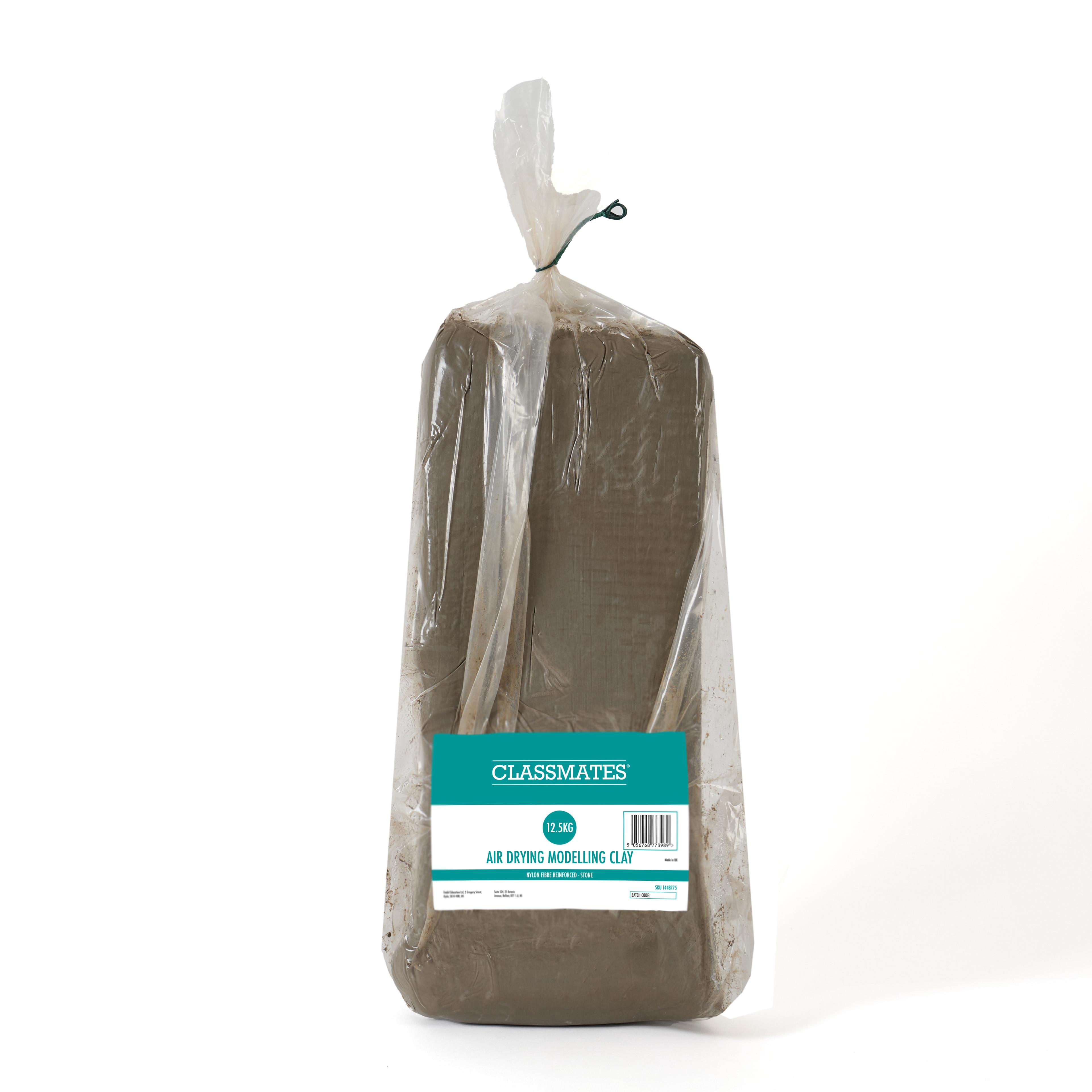 Classmates Air Drying Modelling Clay – 12.5kg – Stone
