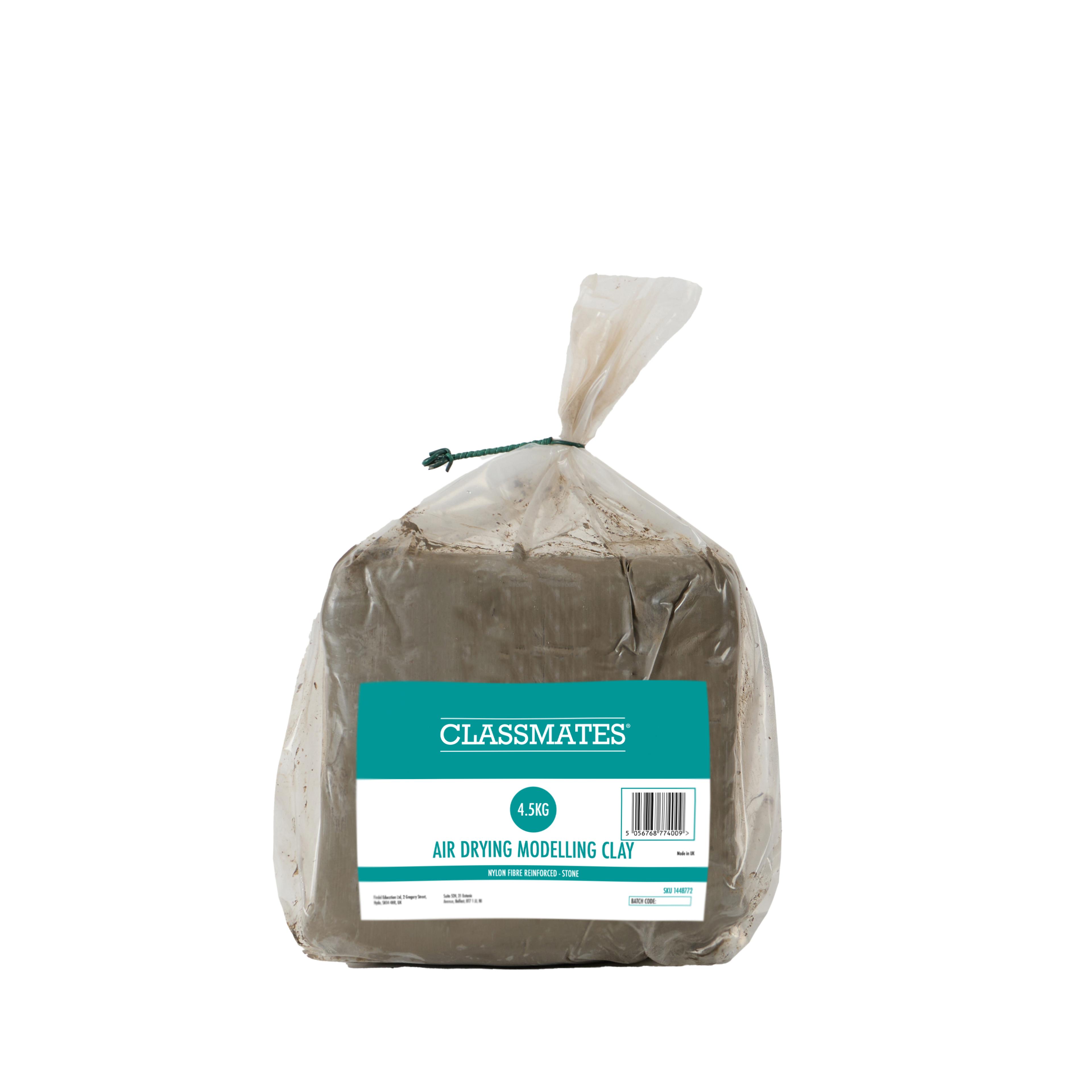 Classmates Air Drying Modelling Clay - 4.5kg - Stone