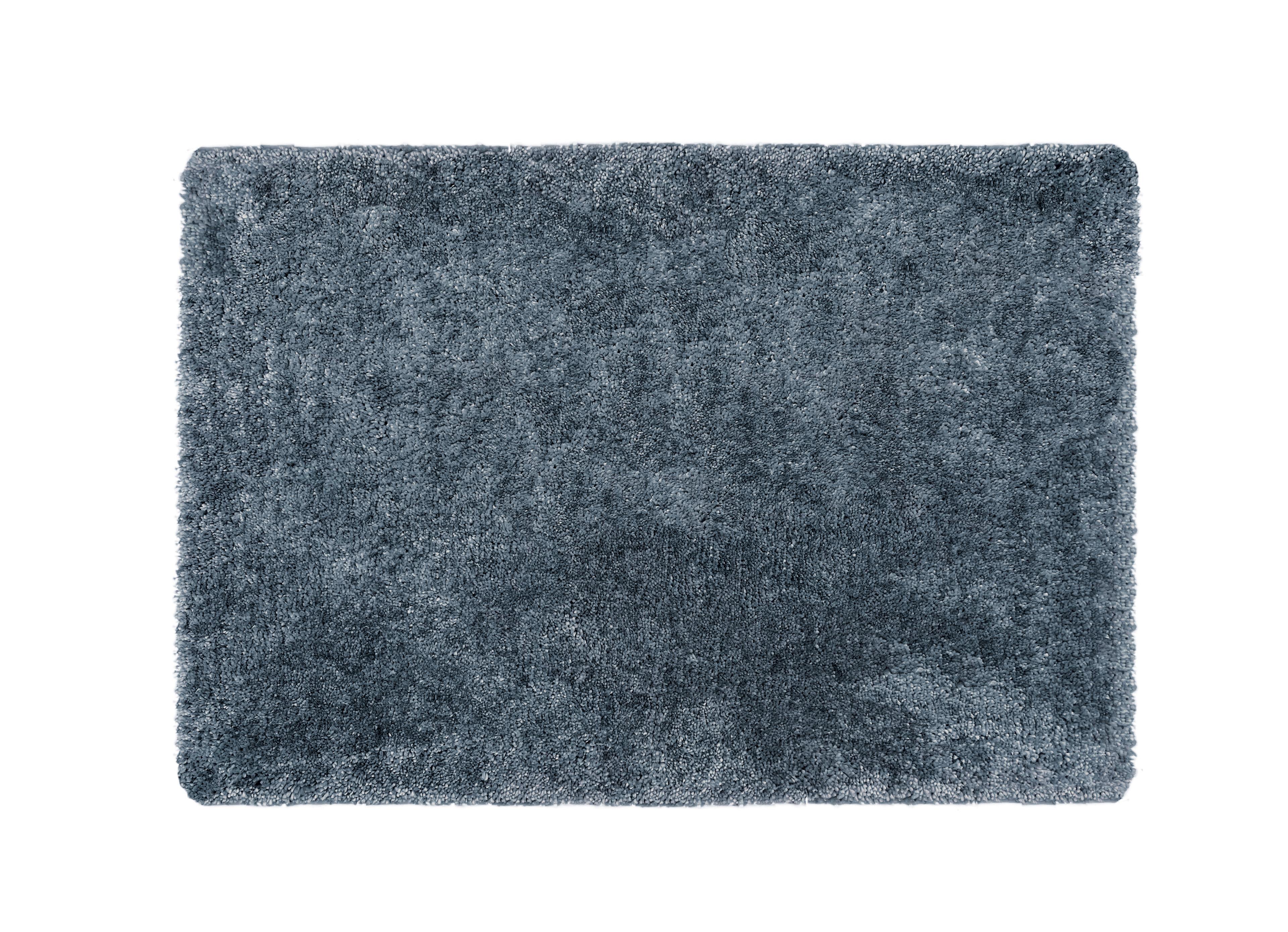 Luxury Pile Washable Rug - Smoke Blue - Large 160 x 230cm