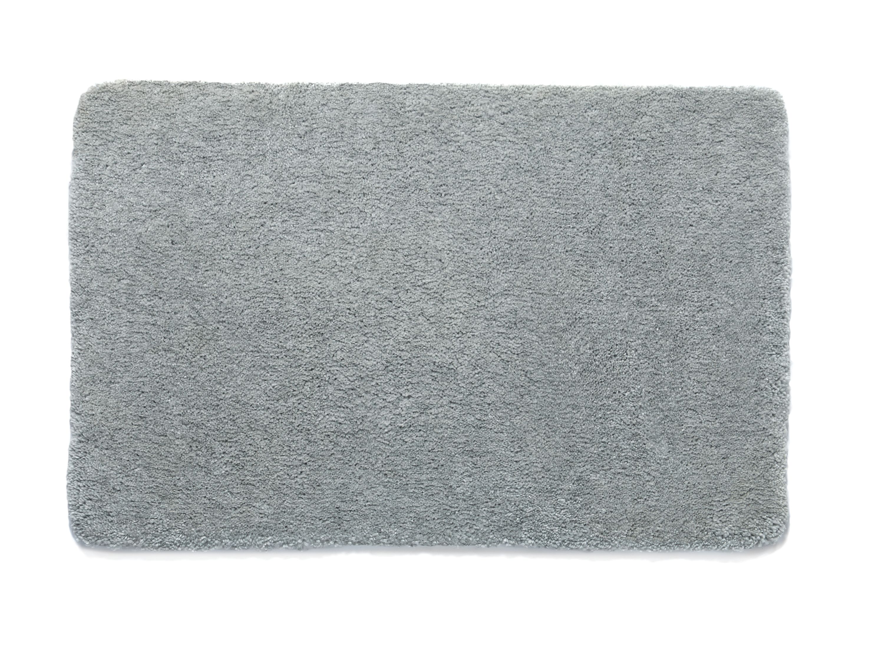 Luxury Pile Washable Rug - Light Grey - Large 160 x 230cm