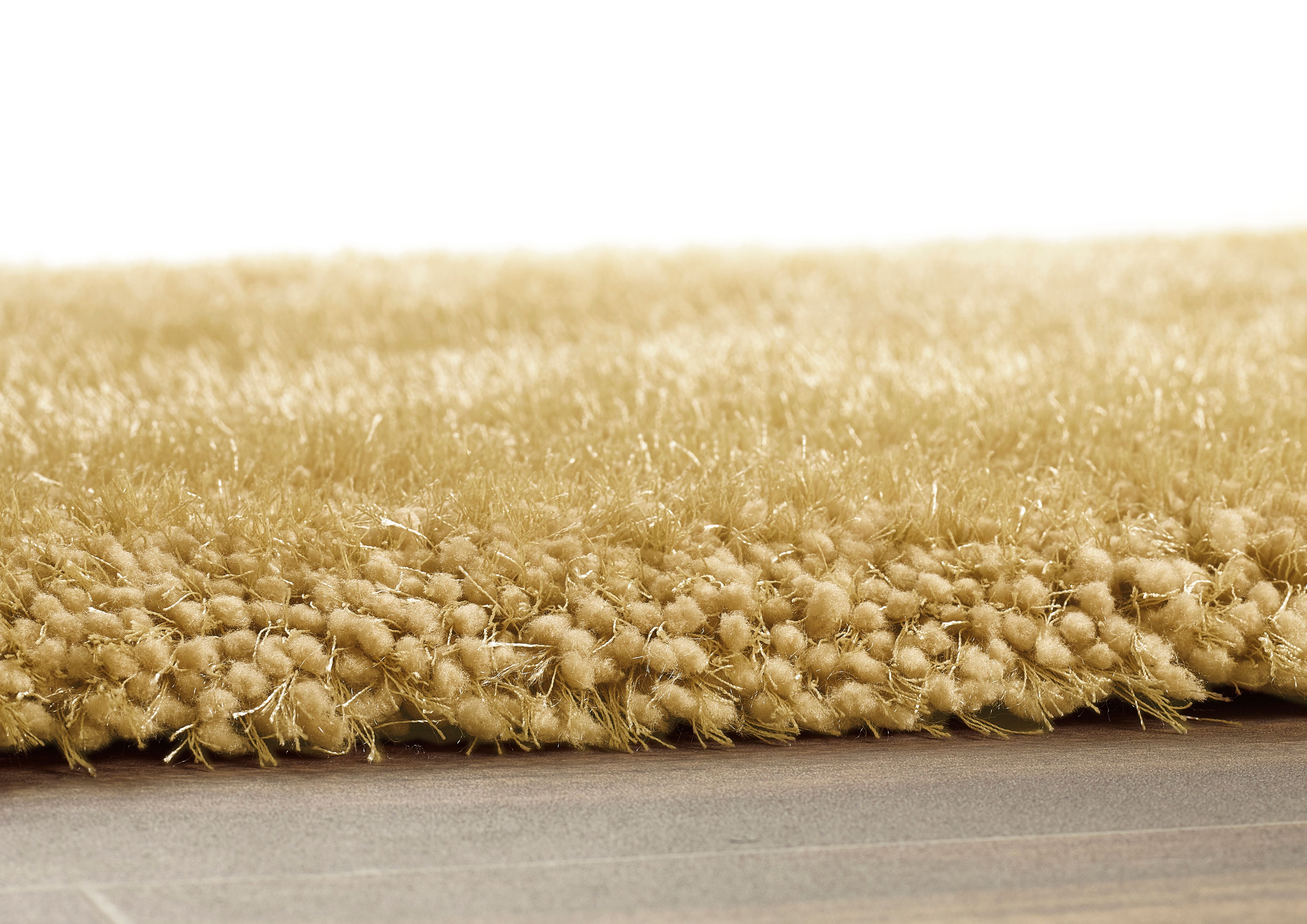 Chicago Shaggy Rug - Ochre - 140x200