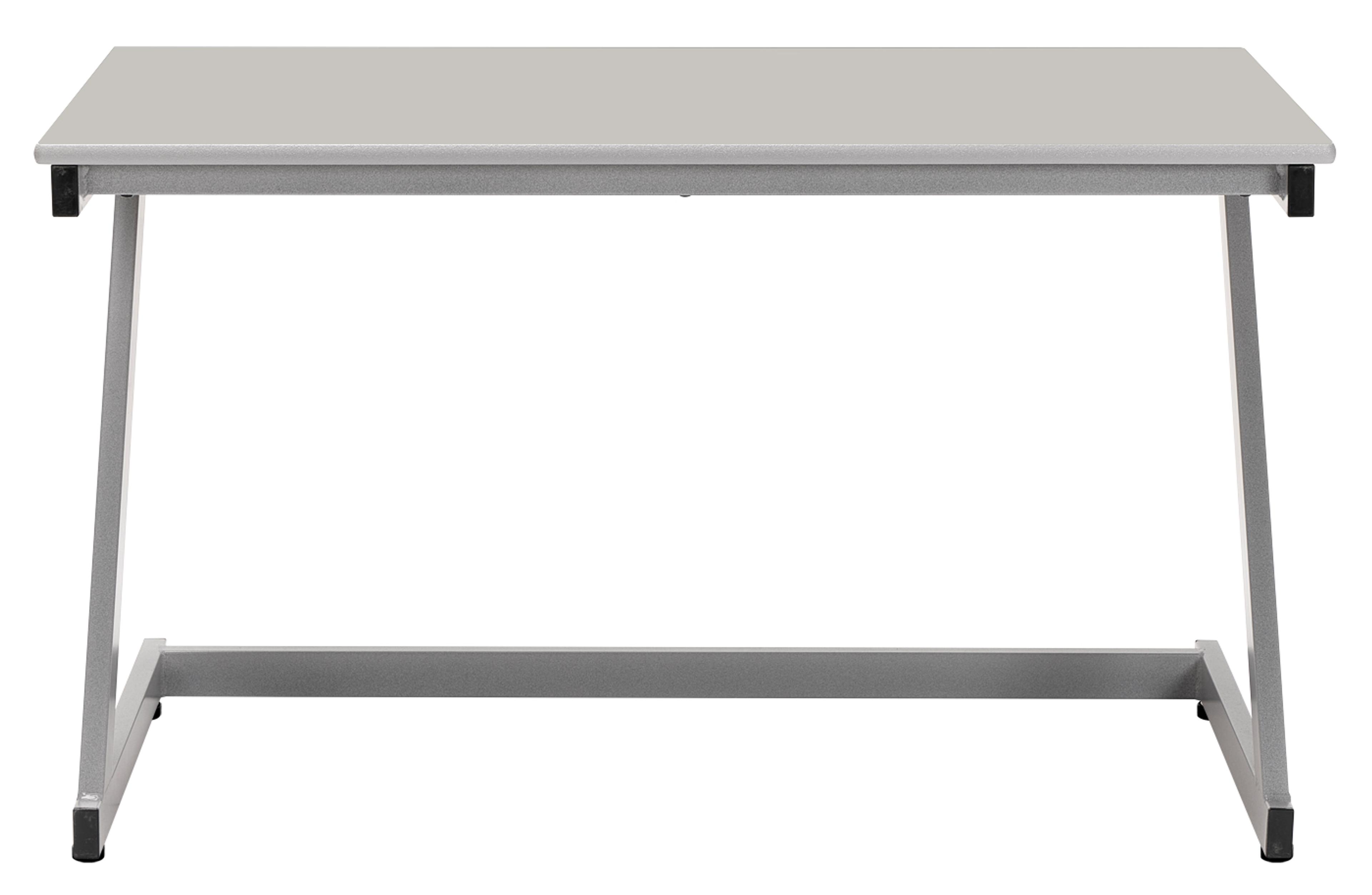 ZED Cantilever Style Tables - PU Edge - 1200 x 600mm - 11-14 Years - Light Grey