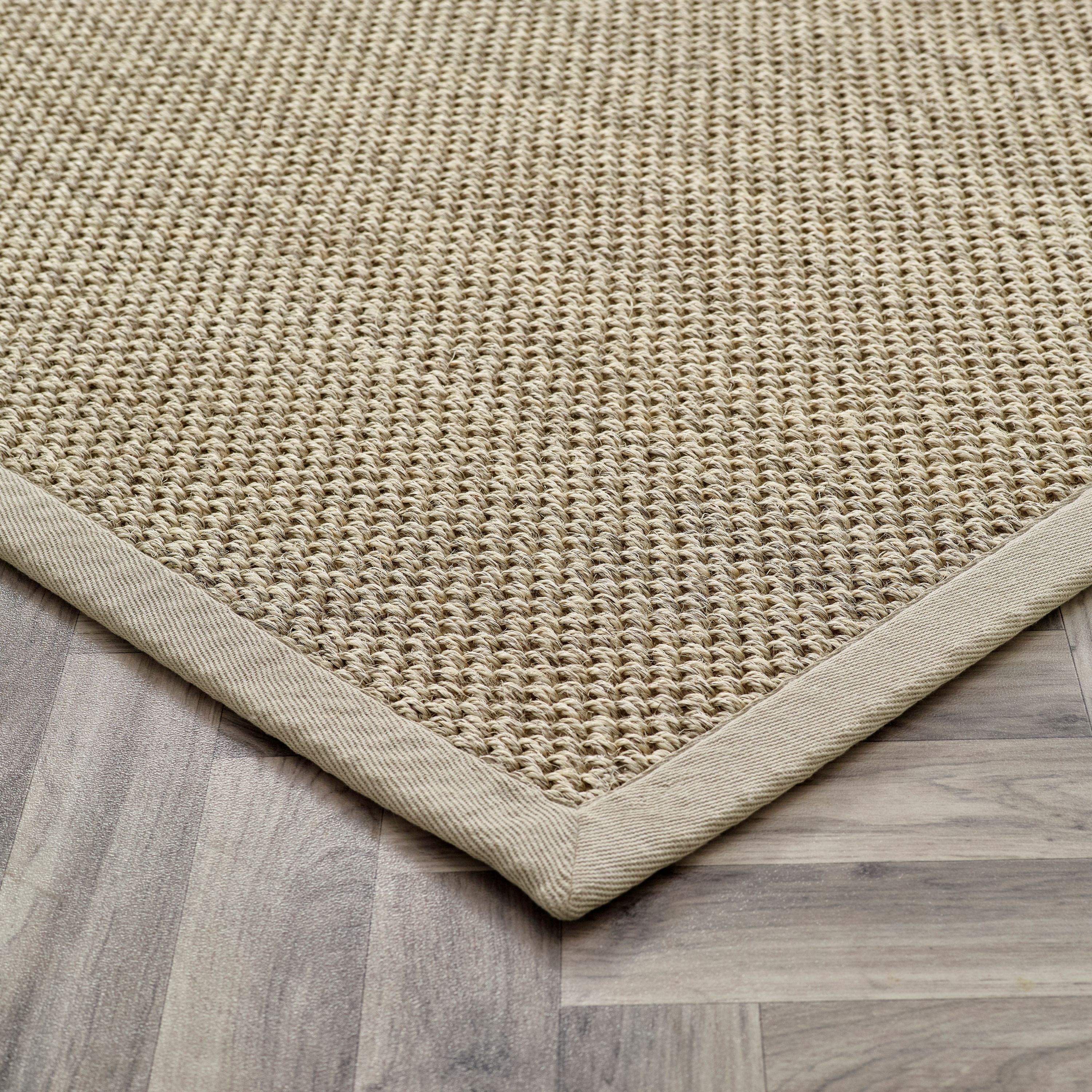 Sisal Border Rugs - BeigeSand