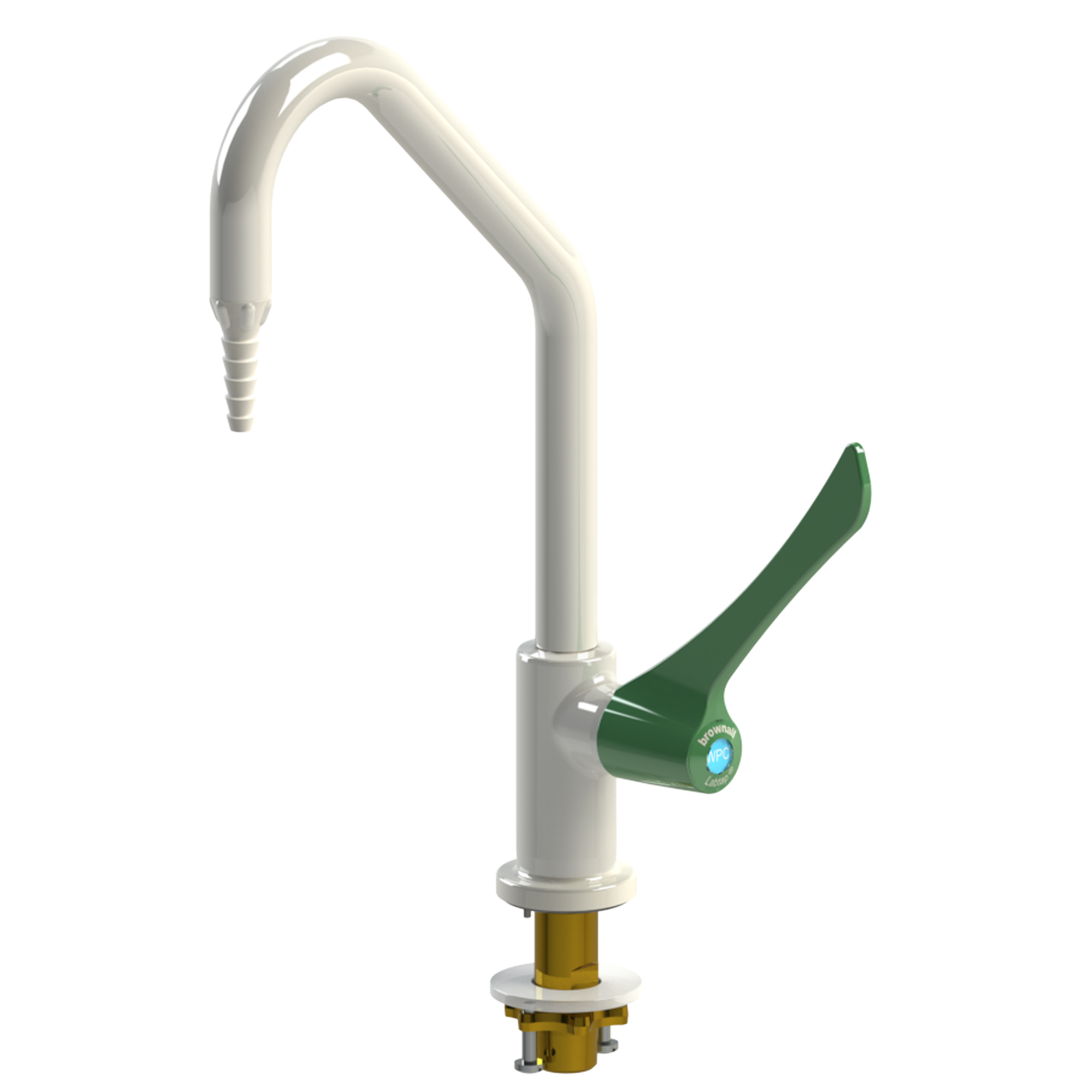 brownall labtap  Swan Neck Lever Tap - P