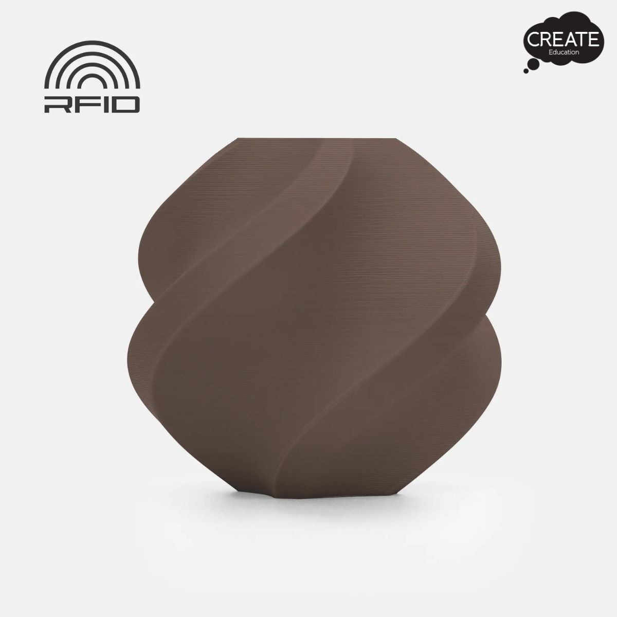 PLA Matte Filament - Spool Free - Dark Brown