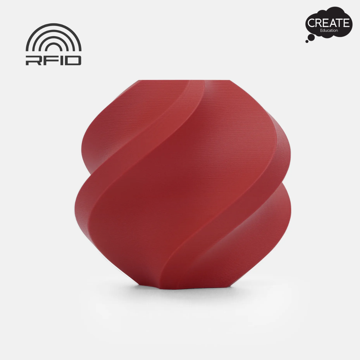 PLA Matte Filament - Spool Free - Dark Red