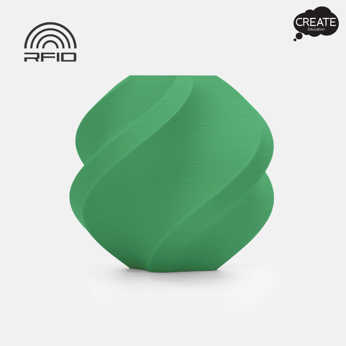 PLA Matte Filament - Spool Free - Grass Green