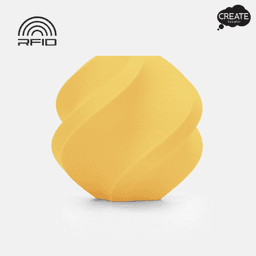 PLA Matte Filament - Spool Free - Lemon Yellow