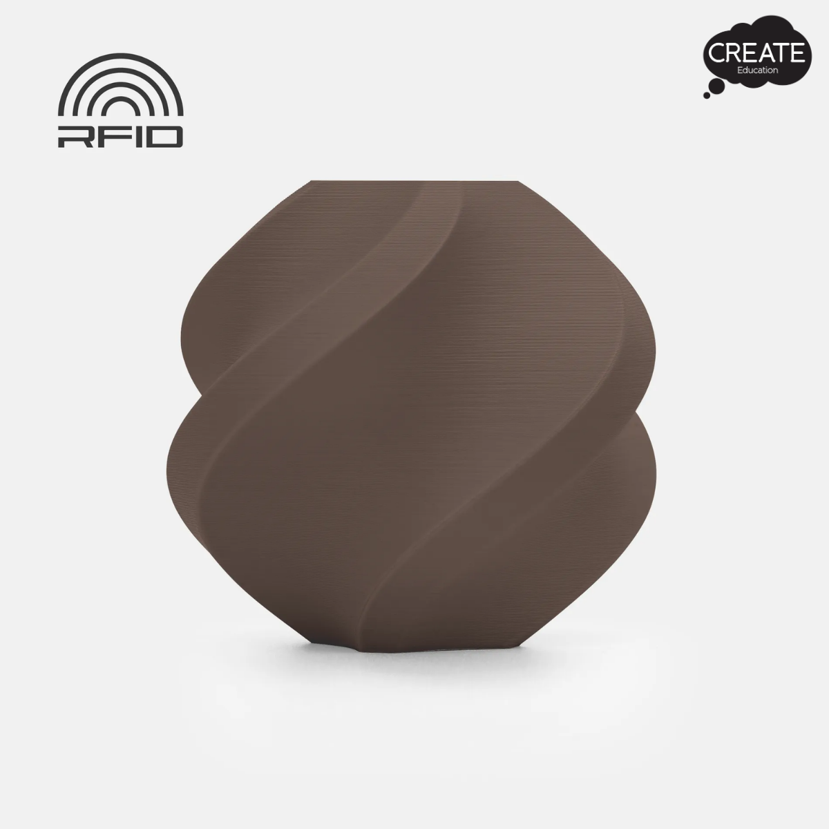 PLA Matte Filament - Spool - Dark Brown