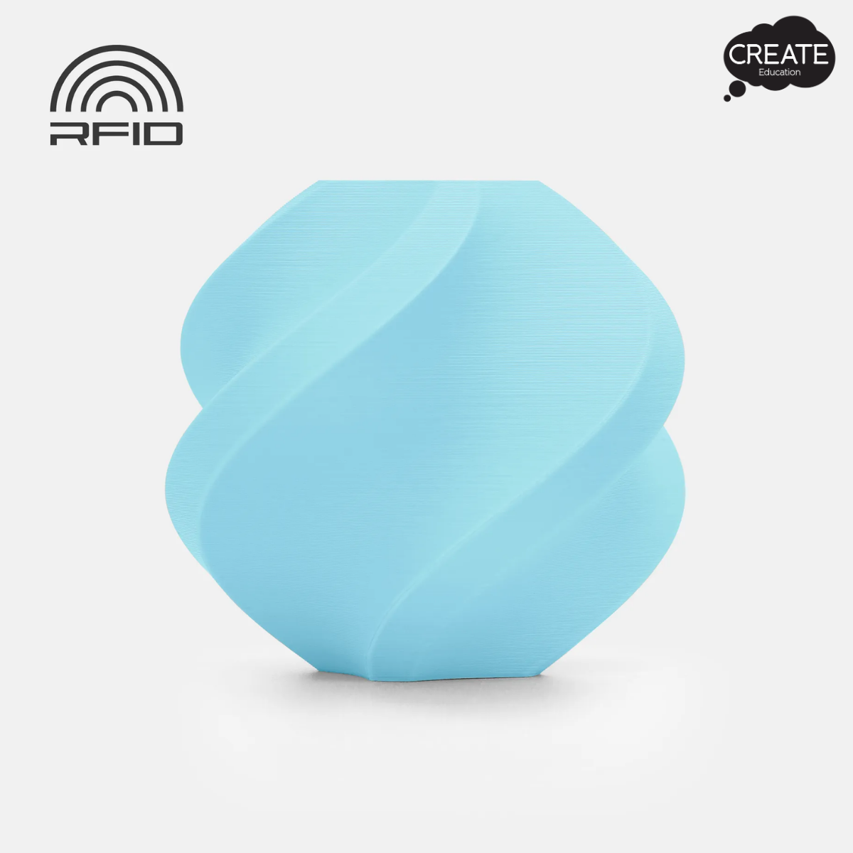 PLA Matte Filament - Spool - Ice Blue