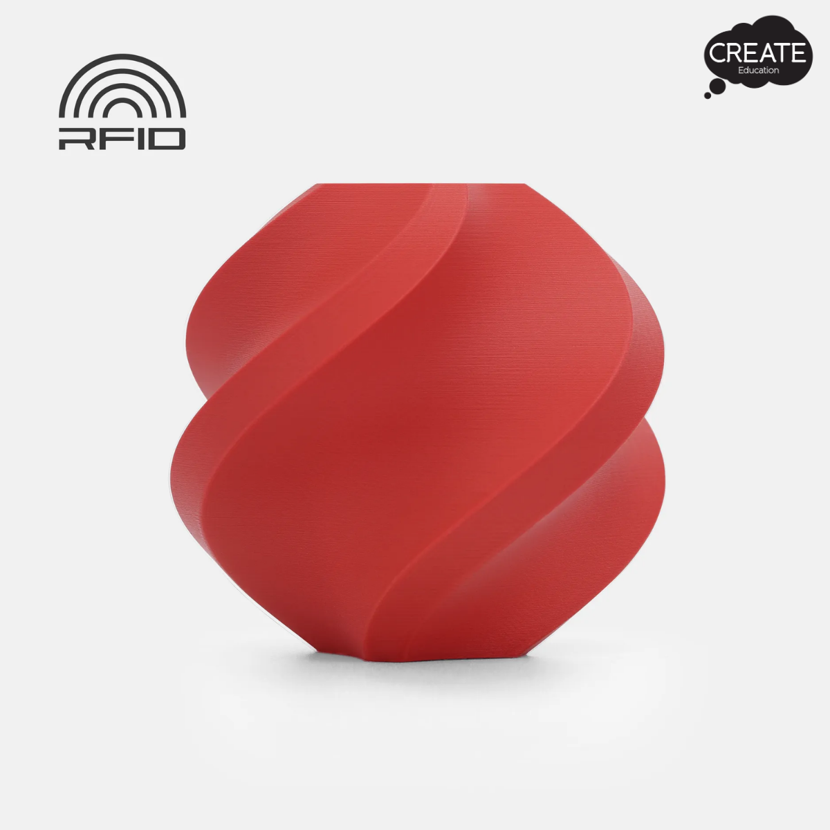 PLA Matte Filament - Spool - Scarlet Red