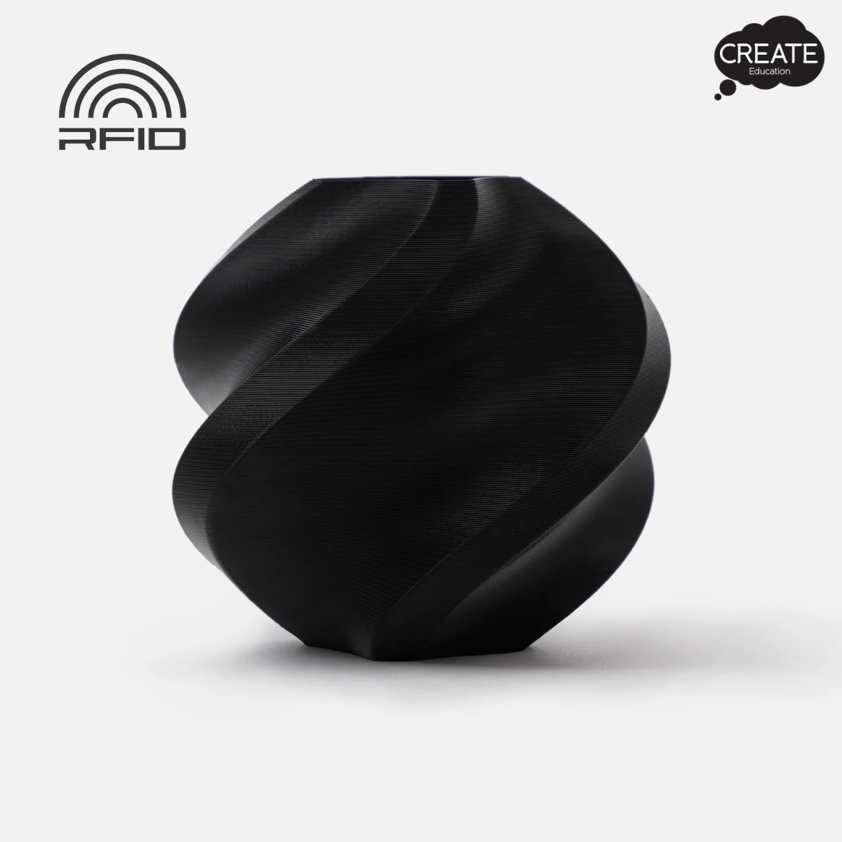 PLA Basic Filament - Spool - Black