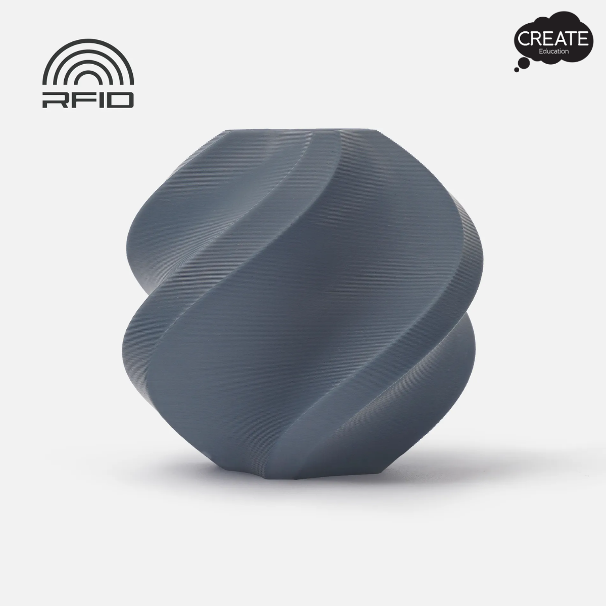PLA Basic Filament - Spool - Blue Grey