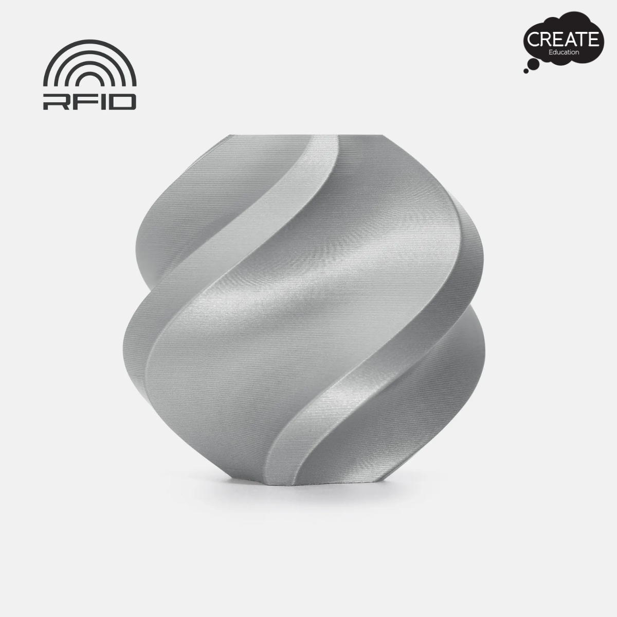 PLA Basic Filament - Spool - Silver