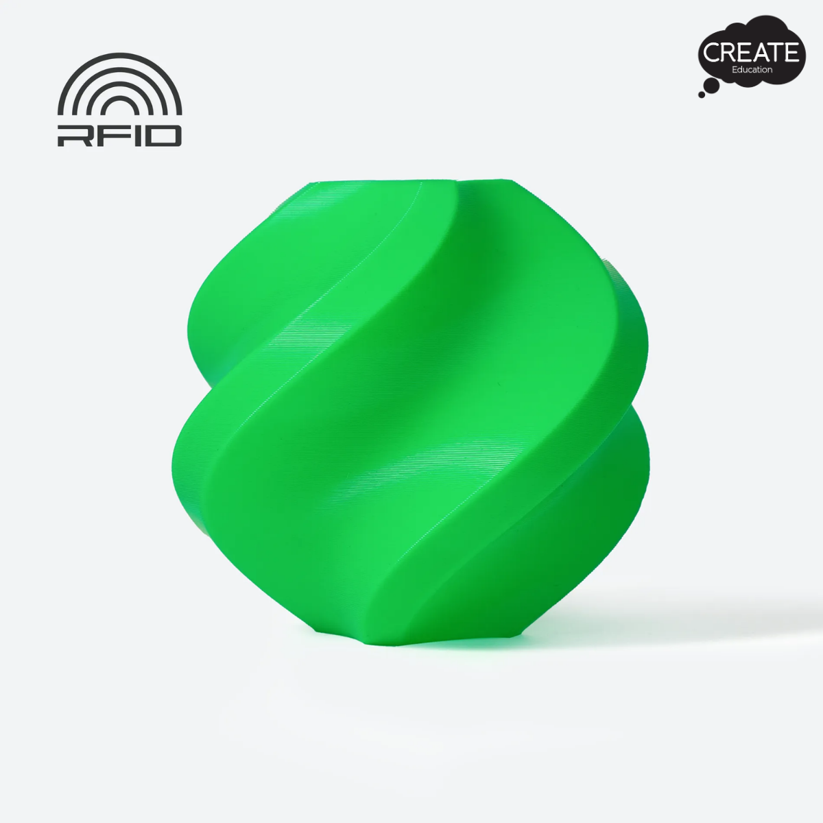 PLA Basic Filament - Spool Free - Bambu Green