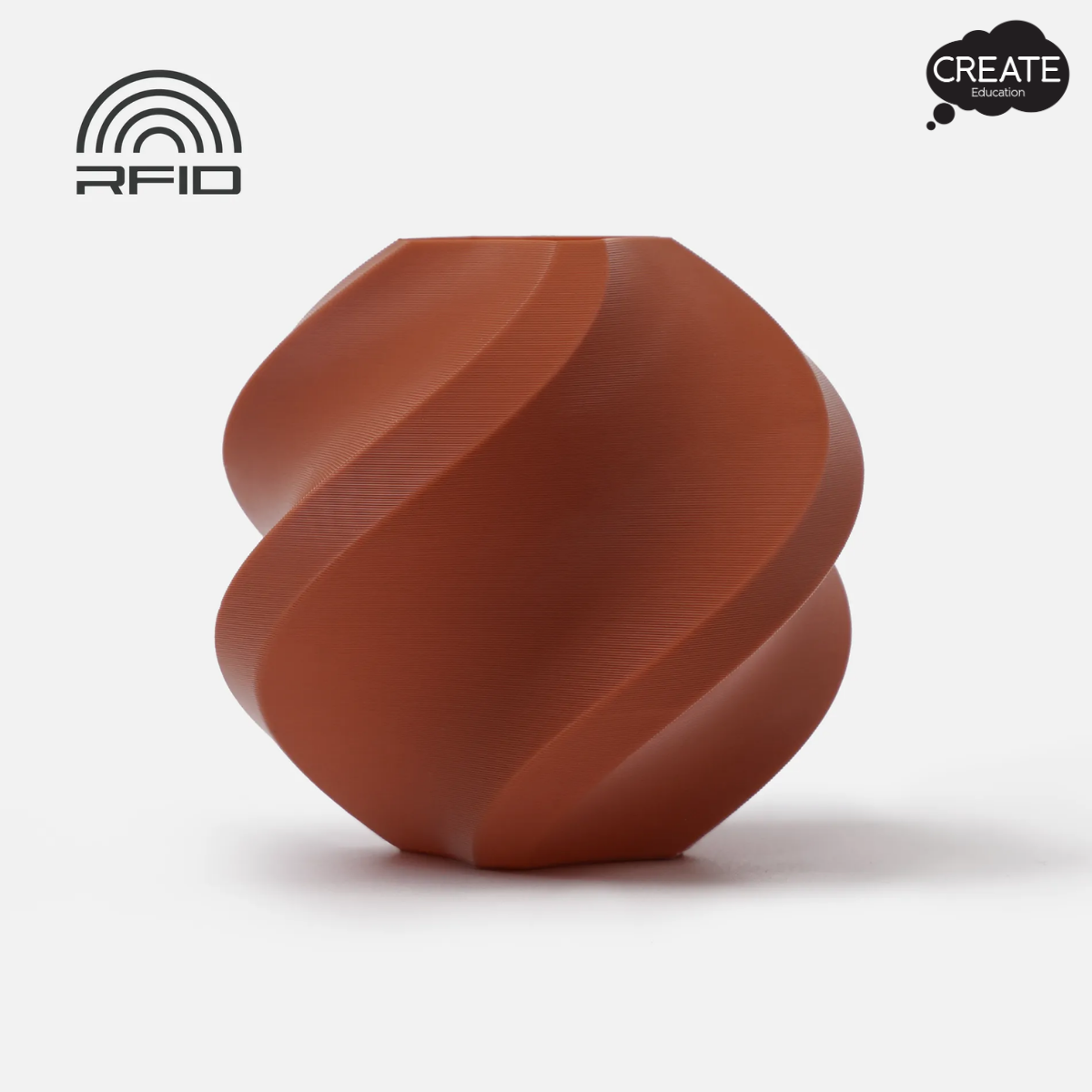 PLA Basic Filament - Spool Free - Brown