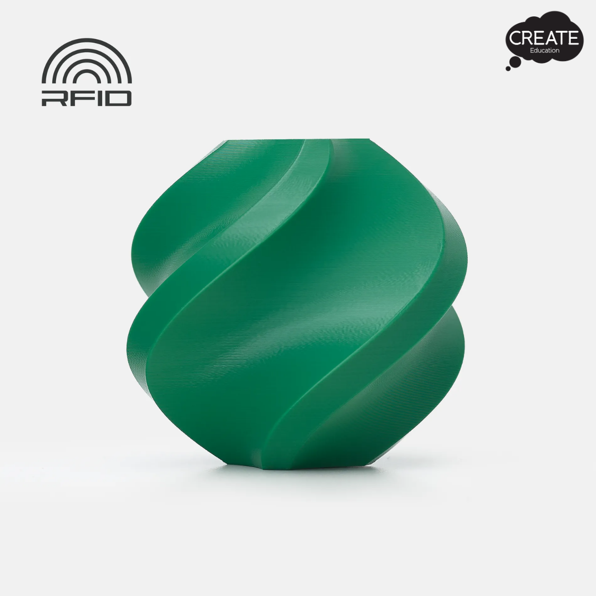 PLA Basic Filament - Spool Free - Mistletoe Green