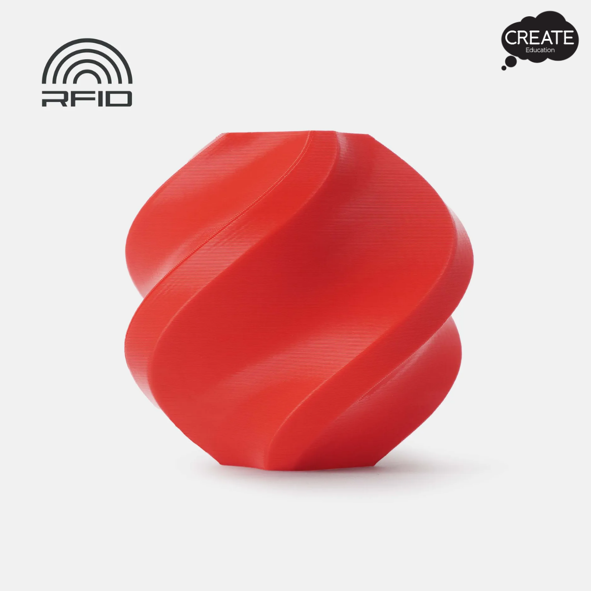 PLA Basic Filament - Spool Free - Red