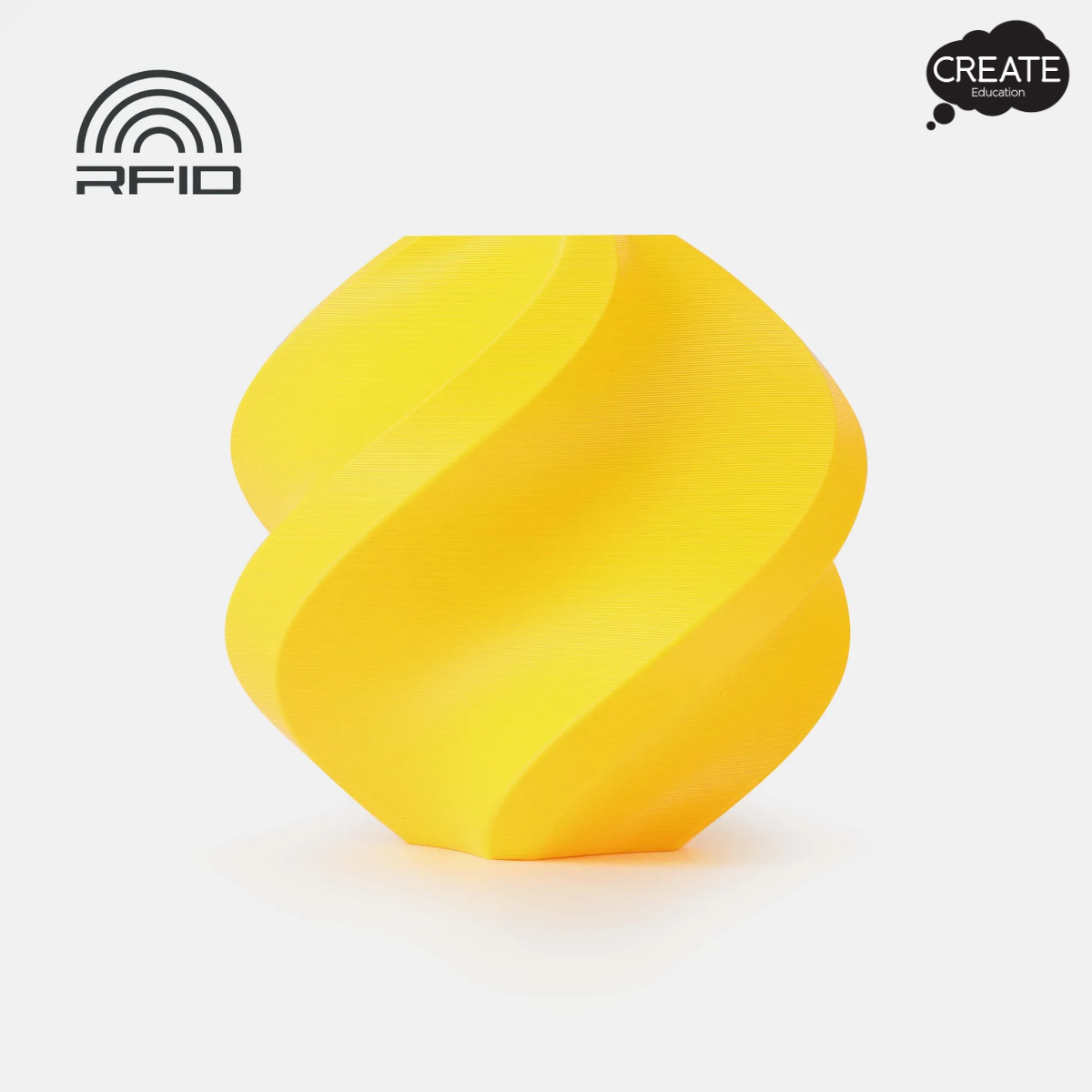 PLA Basic Filament - Spool Free - Yellow