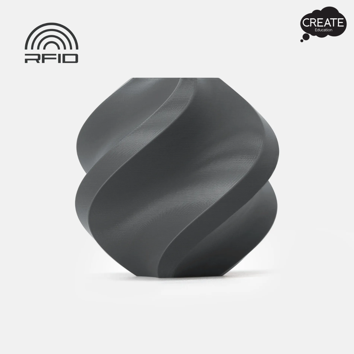 Bambu PLA Filament Basic - Spool Free - Dark Grey