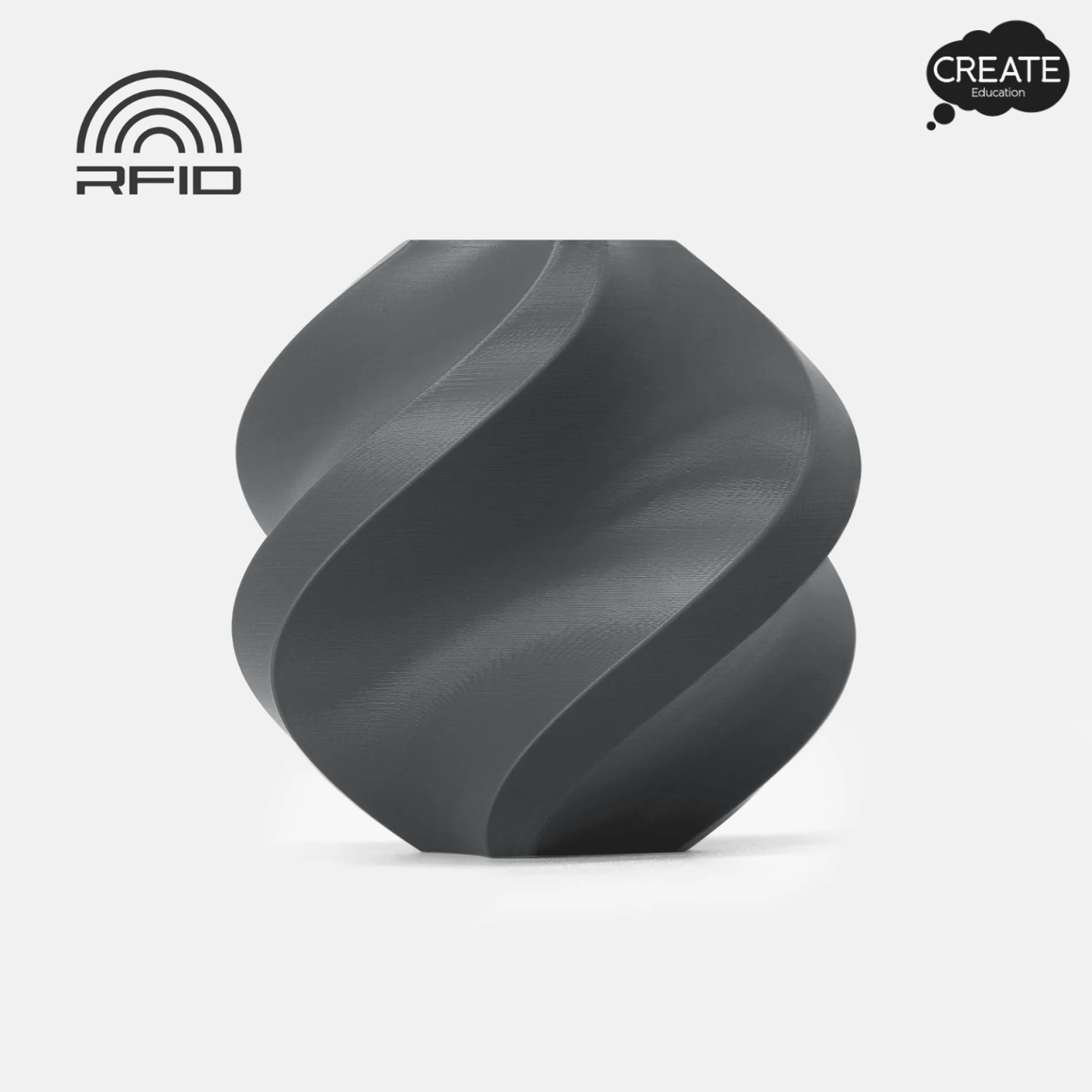 Bambu PLA Filament Basic - Spool Free - Dark Grey