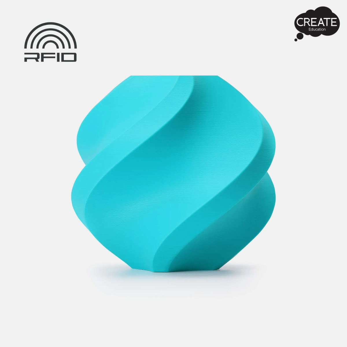 Bambu PLA Basic Filament - Spool Free - Turquoise