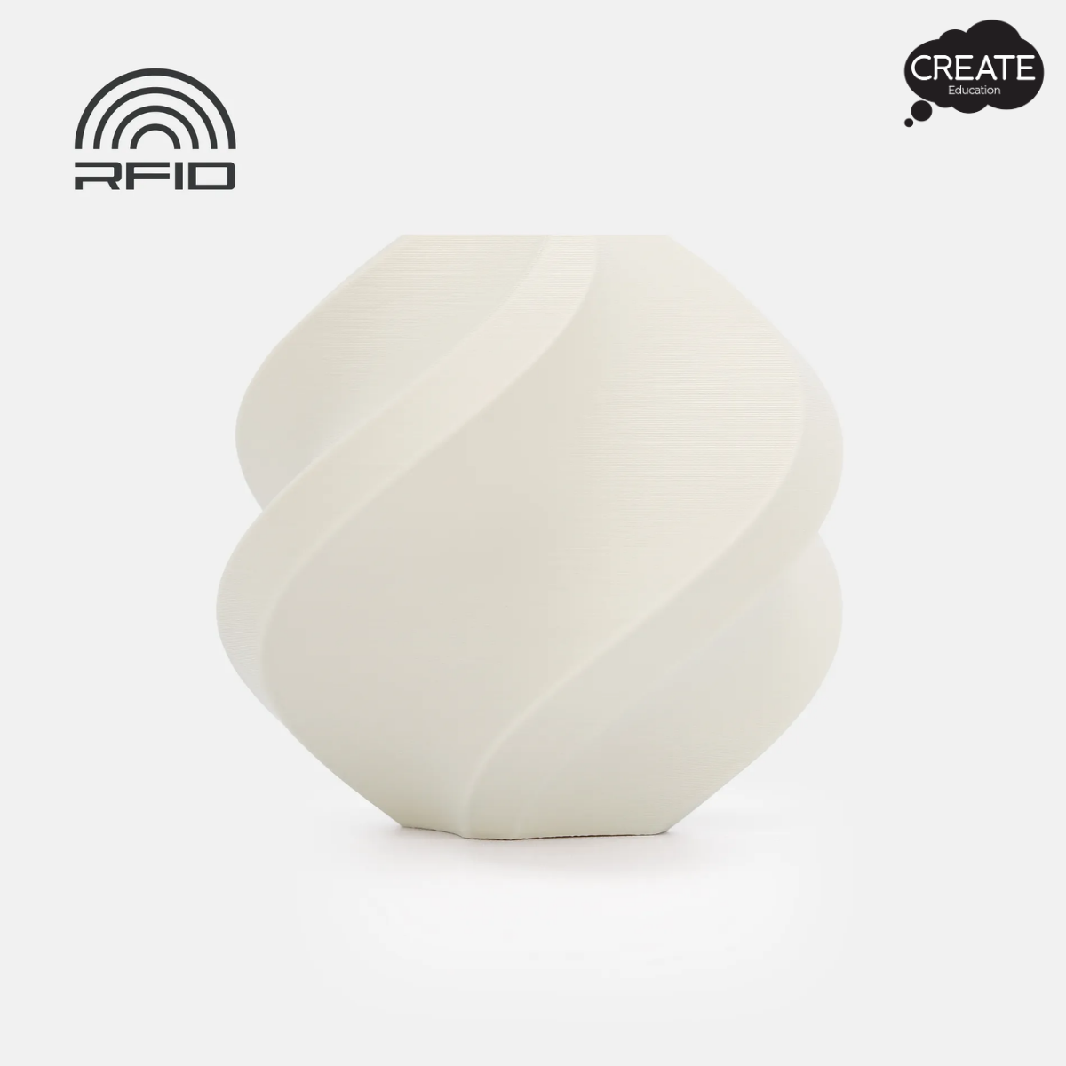 Bambu PLA Matte Filament - Spool Free - Bone White