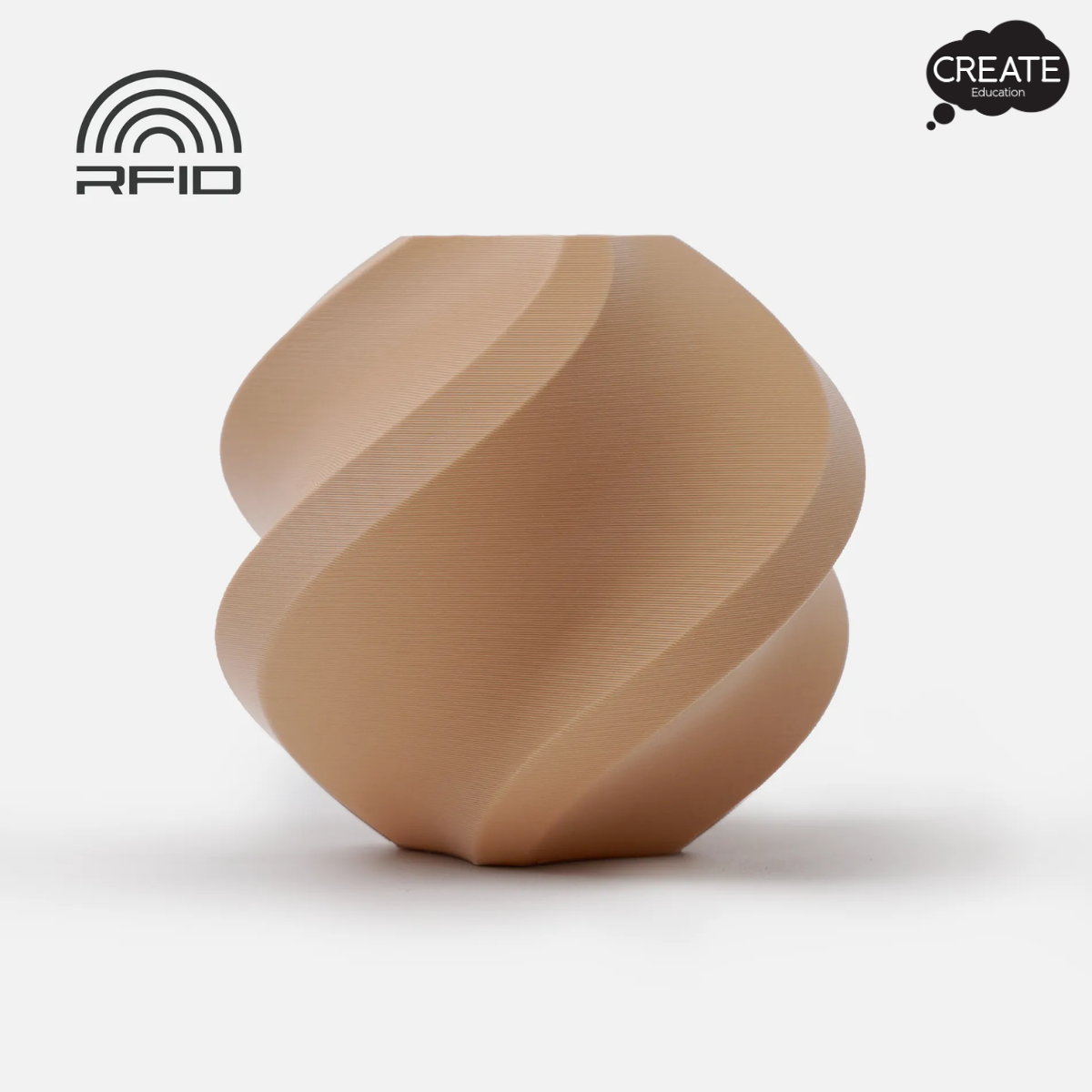 Bambu PLA Matte Filament - Spool Free - Caramel