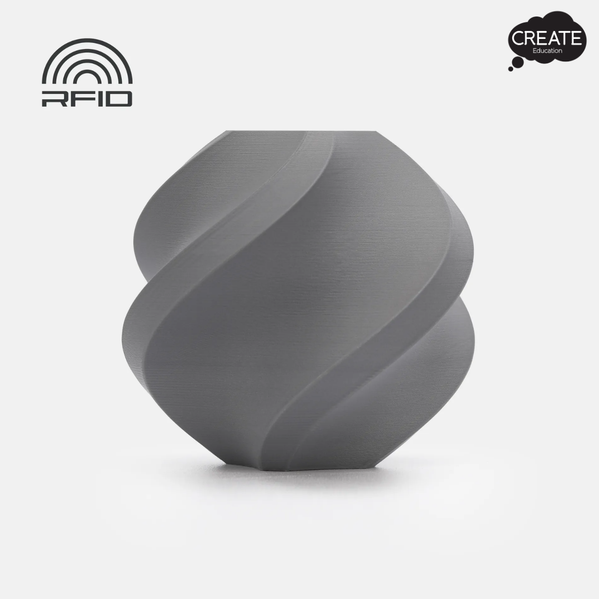 Bambu PLA Matte Filament - Spool Free - Nardo Grey
