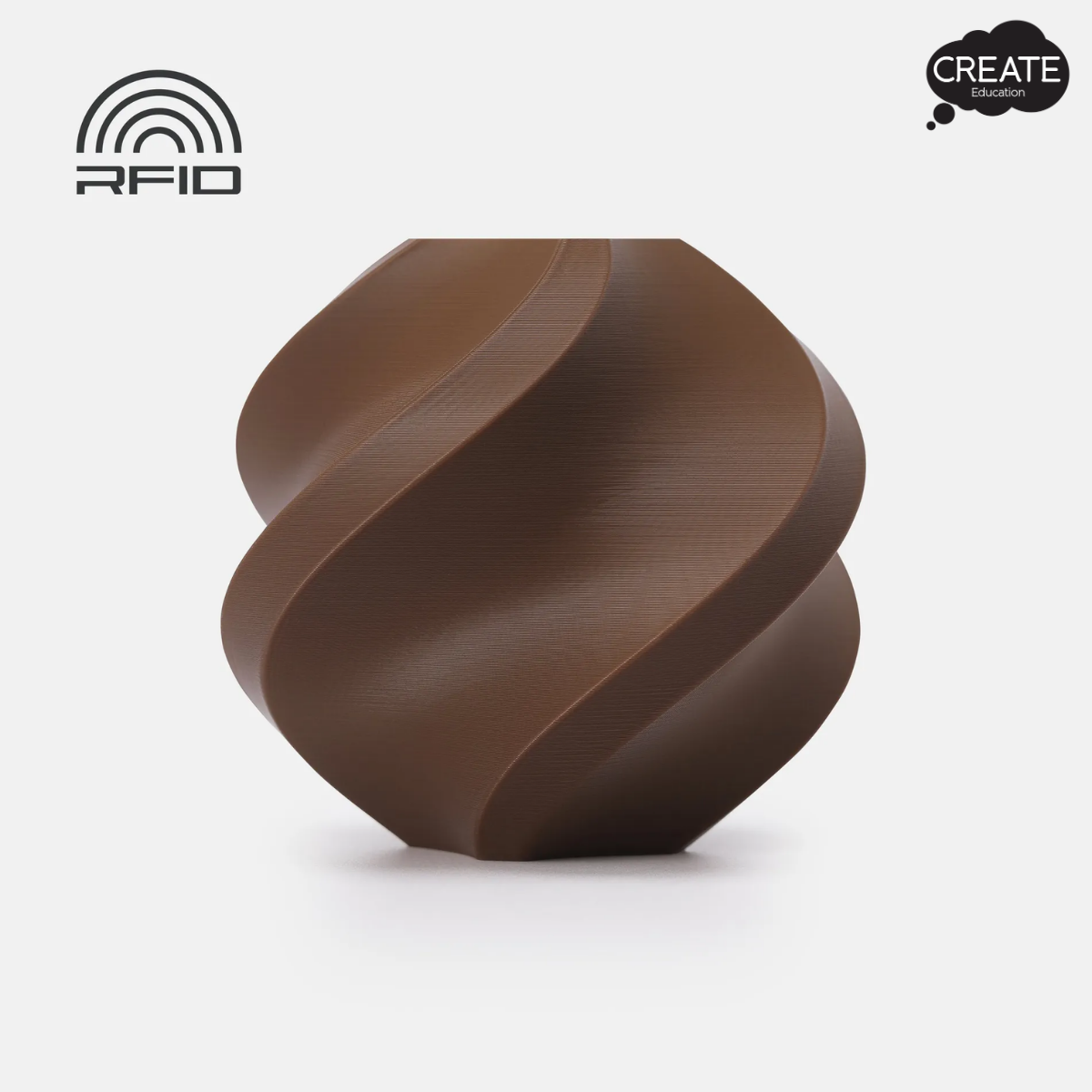 Bambu PLA Basic Filament - Spool - Cocoa Brown