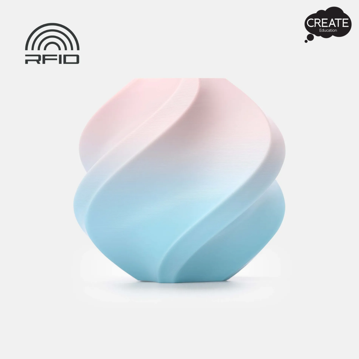 Bambu PLA Basic Filament - Spool - Cotton Candy Cloud