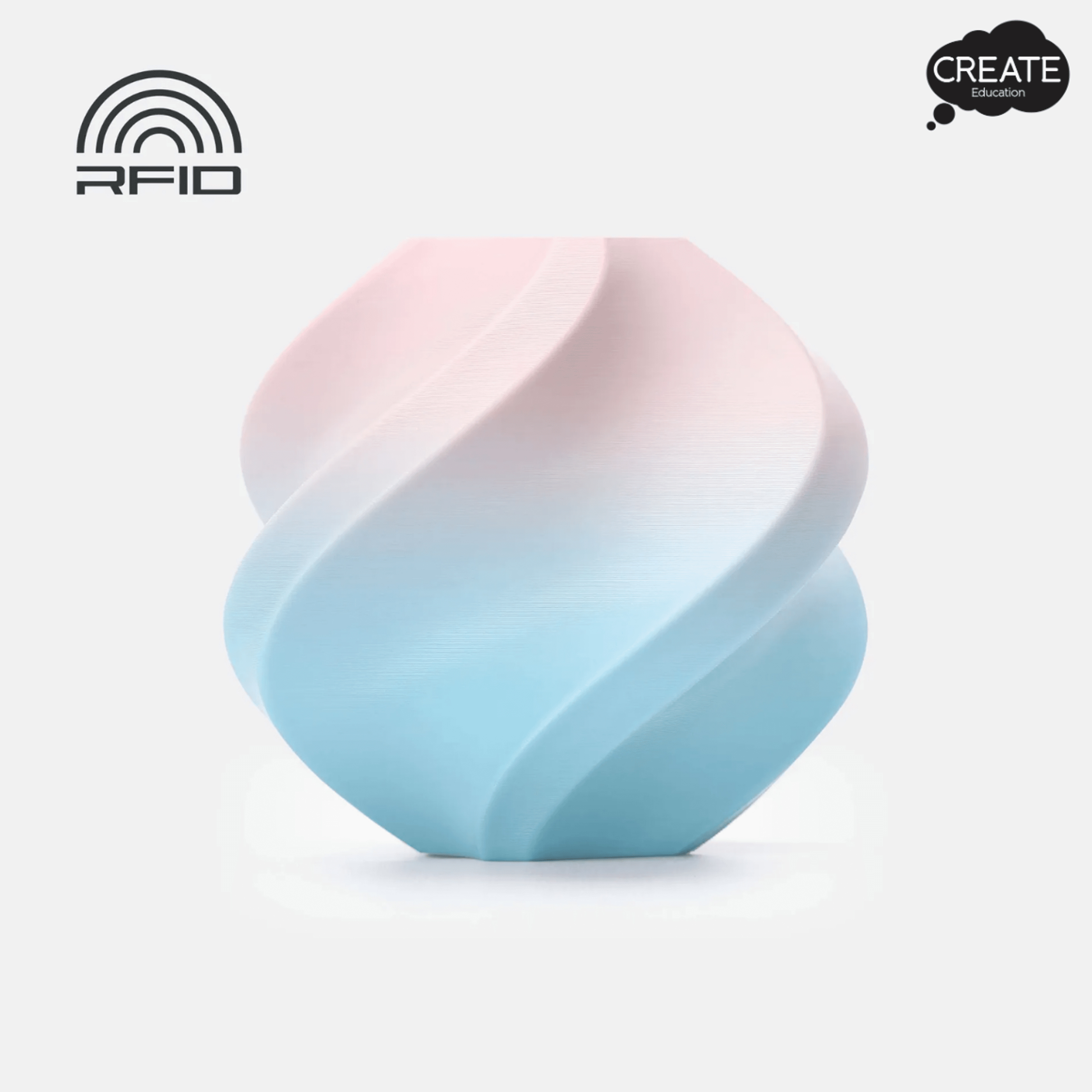 Bambu PLA Basic Filament - Spool - Cotton Candy Cloud