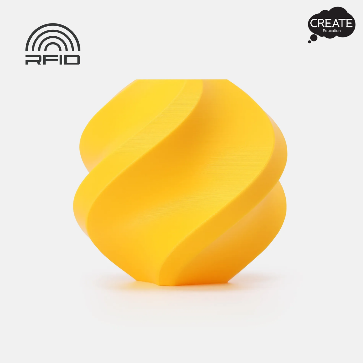 Bambu PLA Basic Filament - Spool - Sunflower Yellow