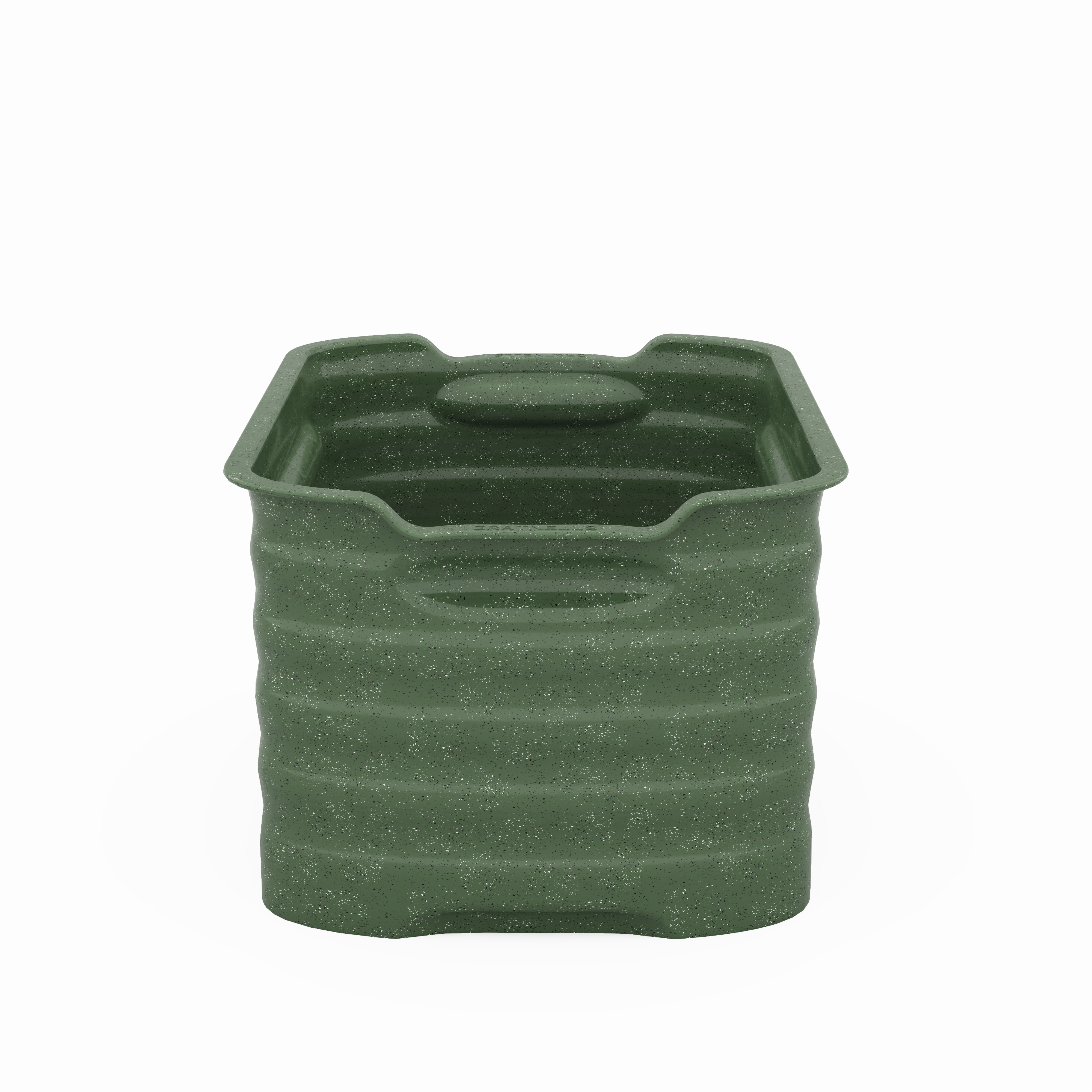 CloudCubby Deep Antimicrobial Spring Moss Tray - Green