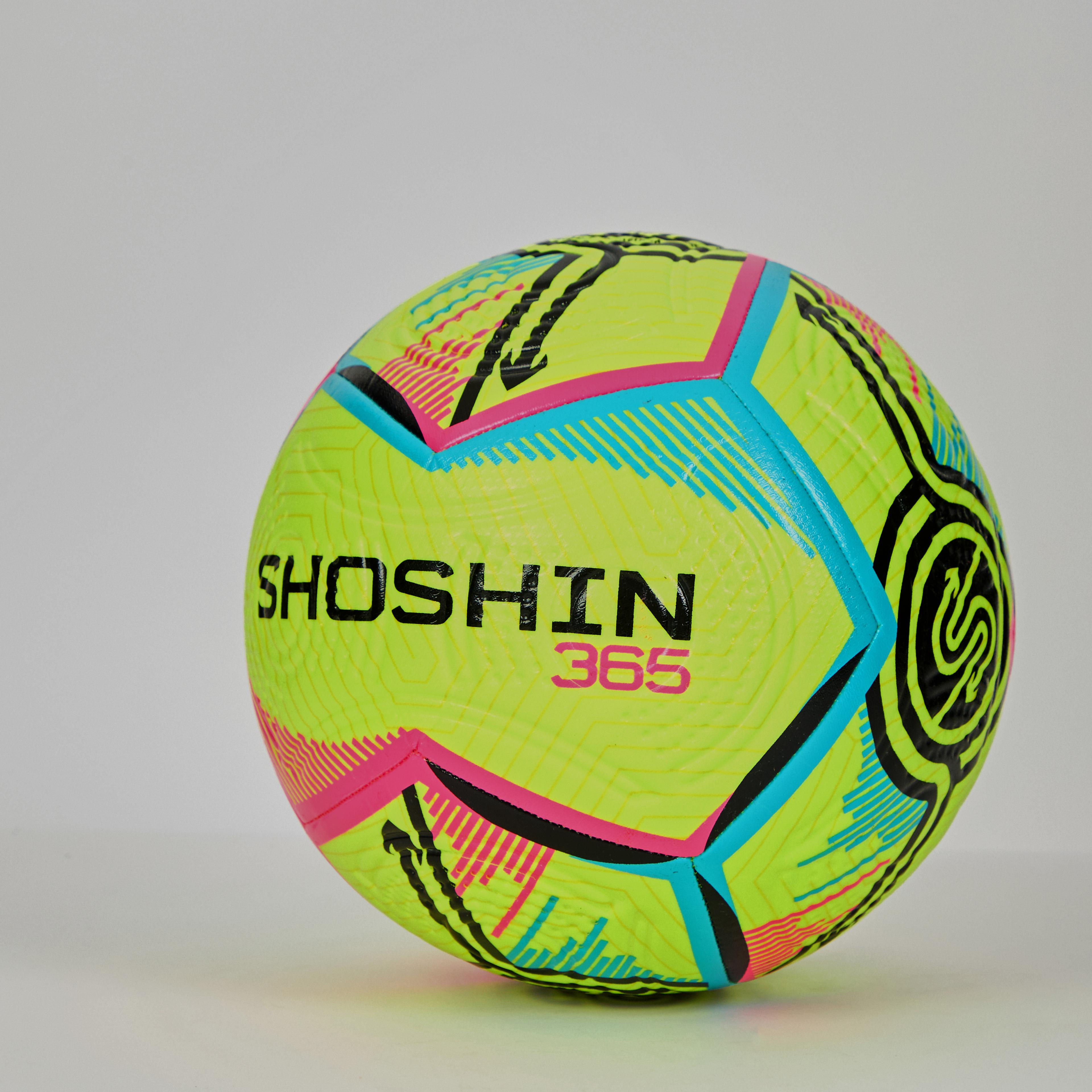 Shoshin 365 Training Football - Yellow/Blue/Pink - Size 4 - Pack of 60