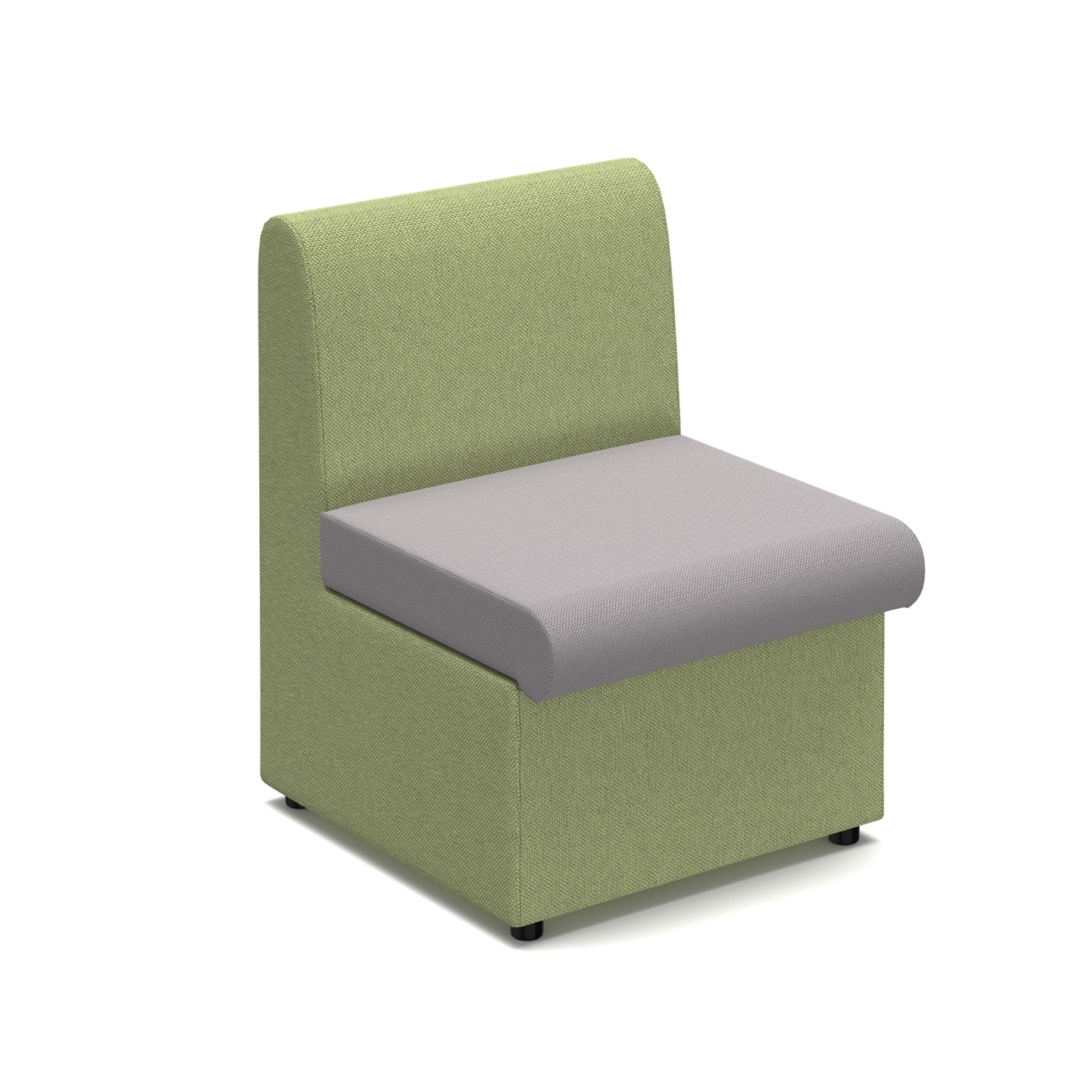 Alto Seating no arms - Green Grey