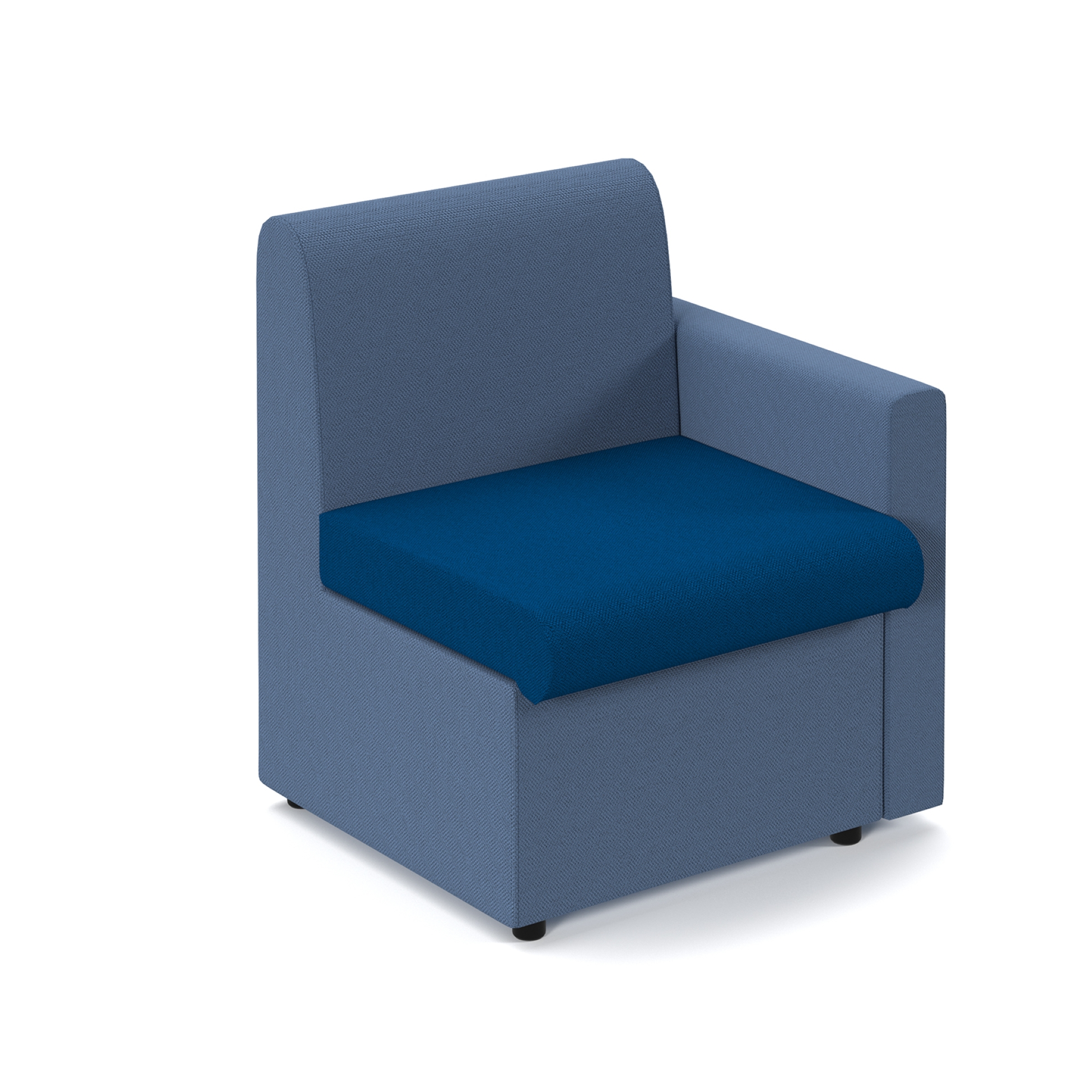 Alto Seating Left Hand Arm - Blue